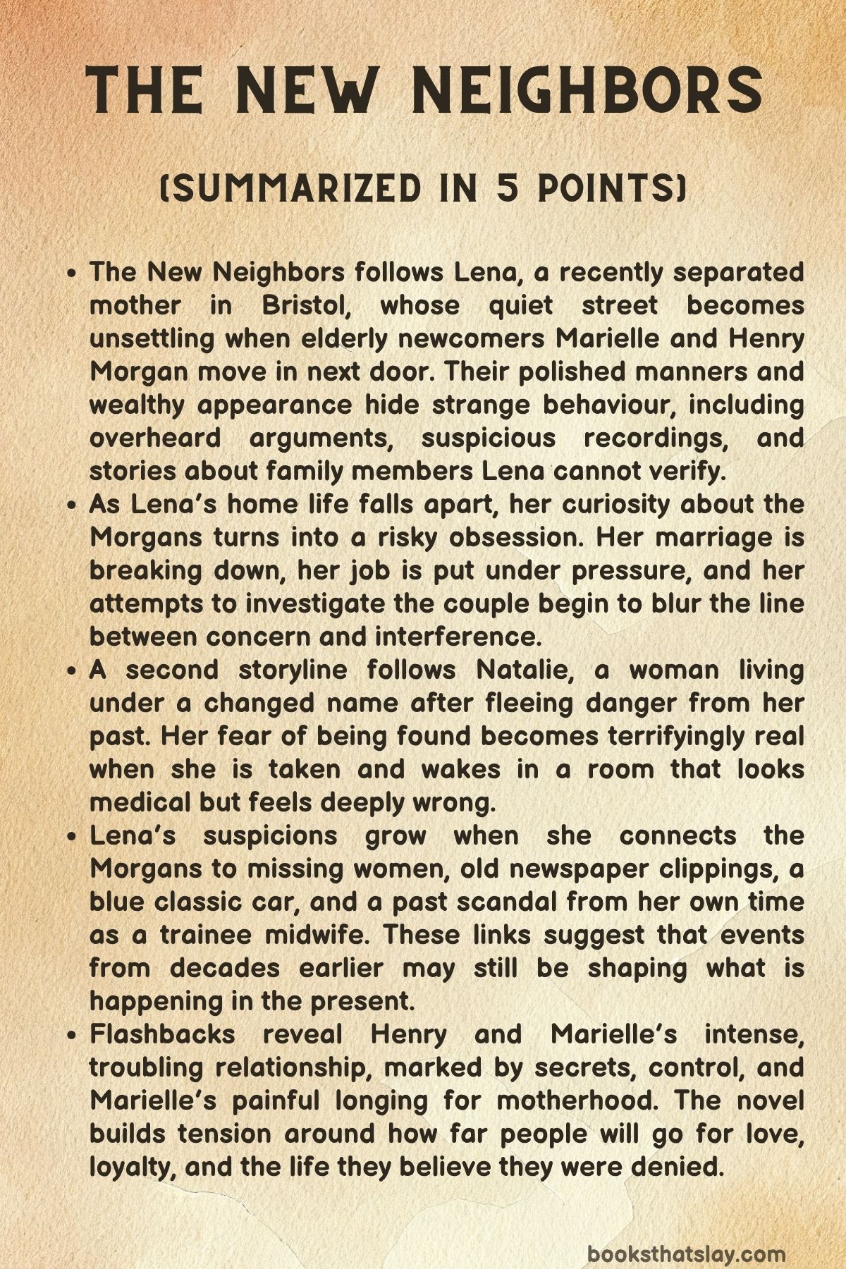 the new neighbors summary
