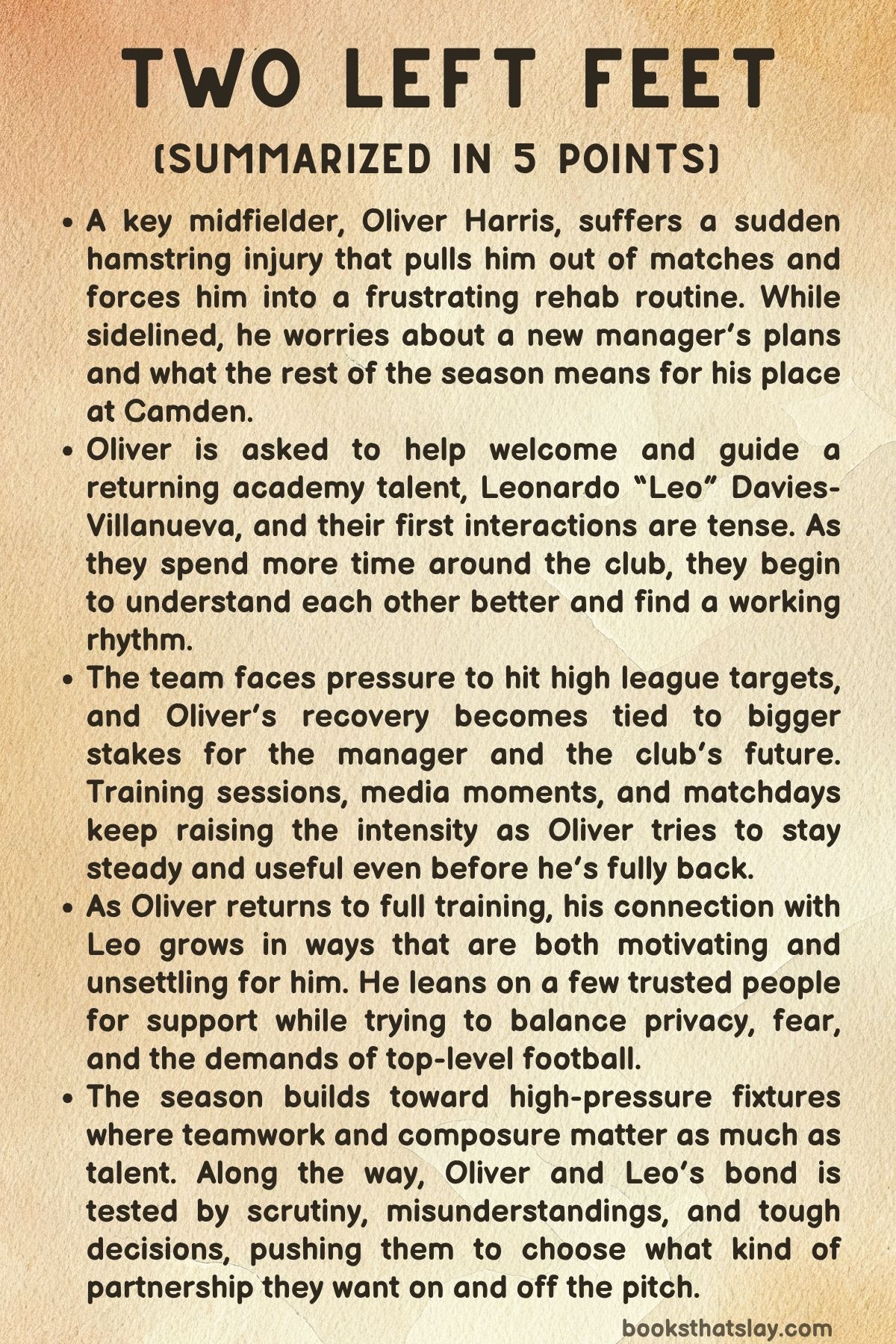 Two Left Feet Summary