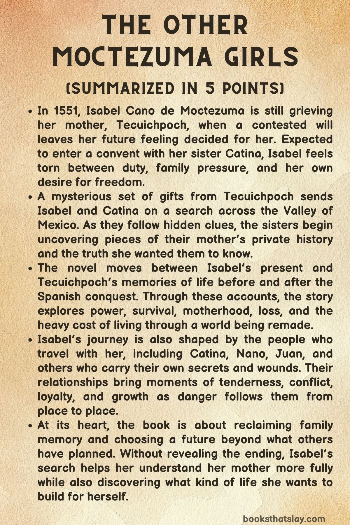 the other moctezuma girls summary