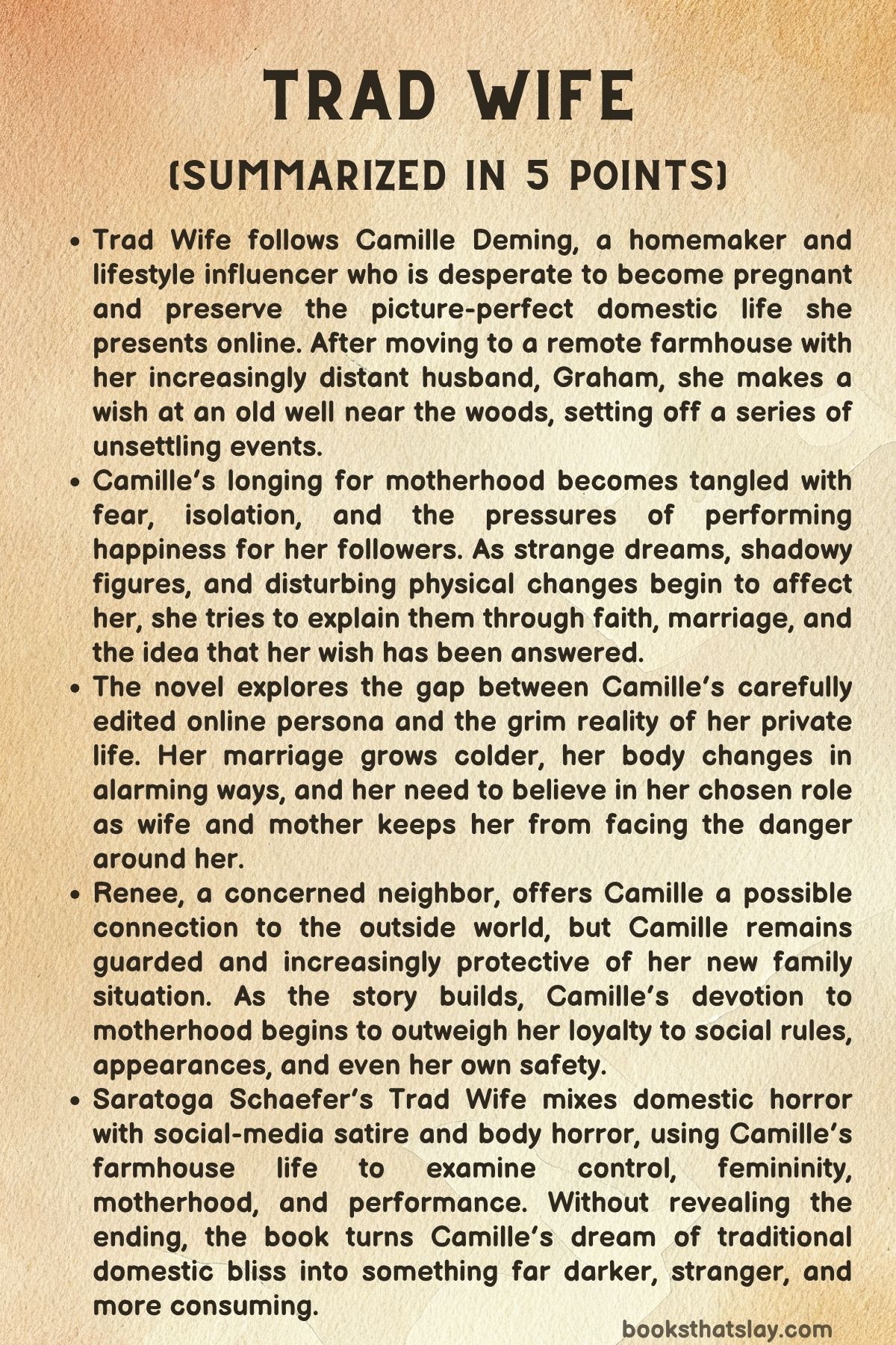 trad wife summary