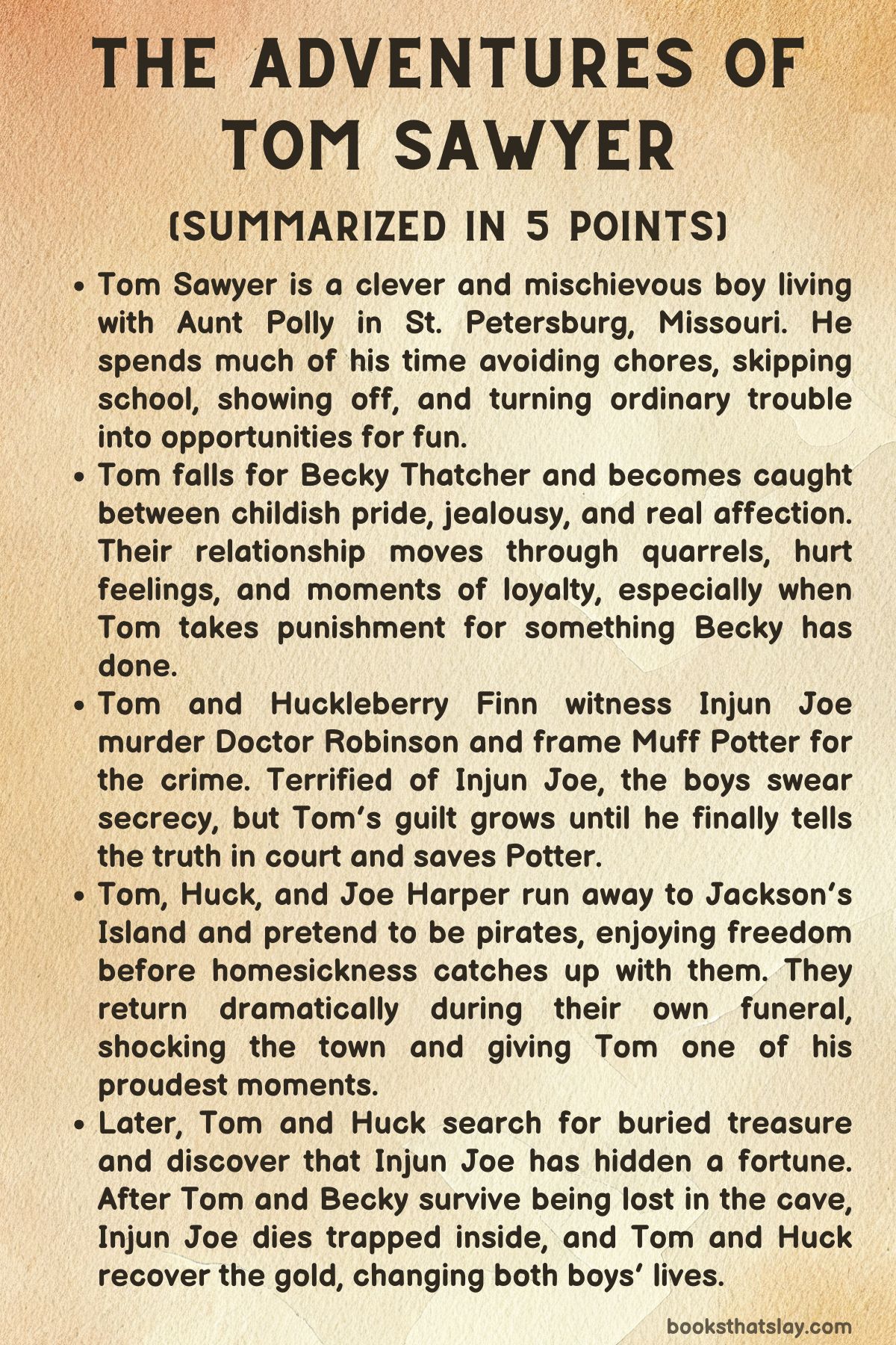 The Adventures of Tom Sawyer Summary