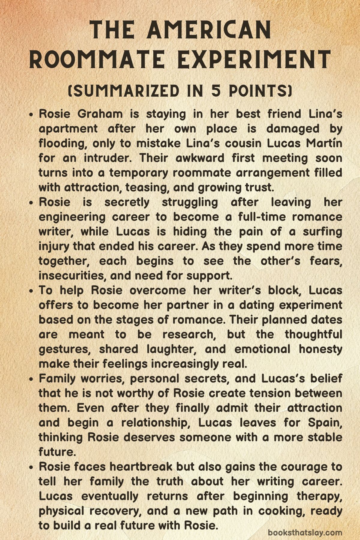 The American Roommate Experiment Summary