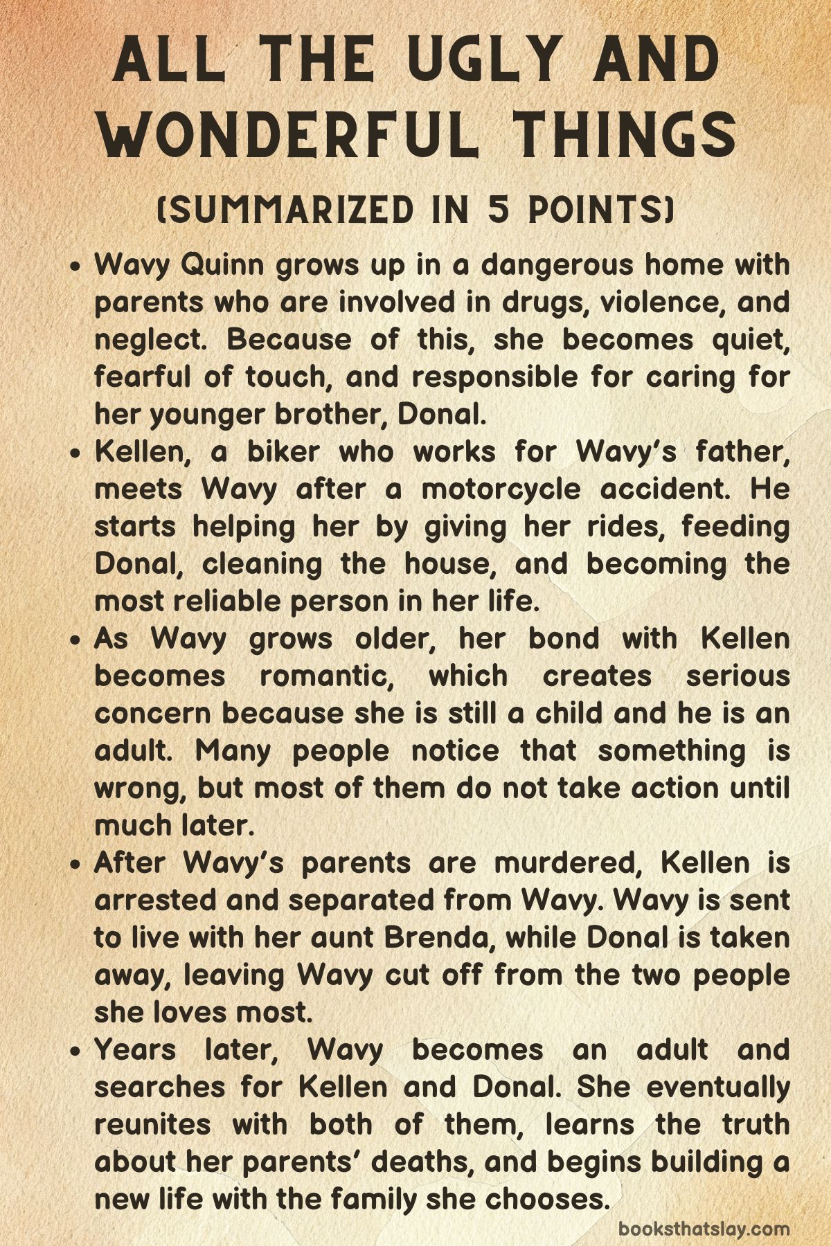 All the Ugly and Wonderful Things Summary
