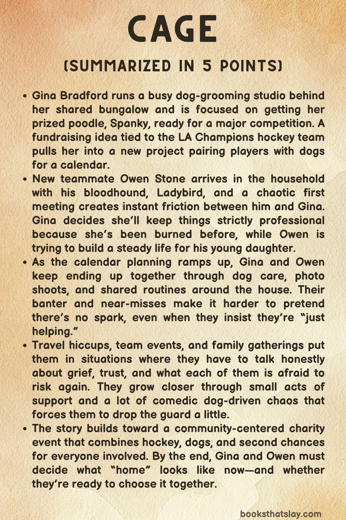 Cage by Tia Louise Summary