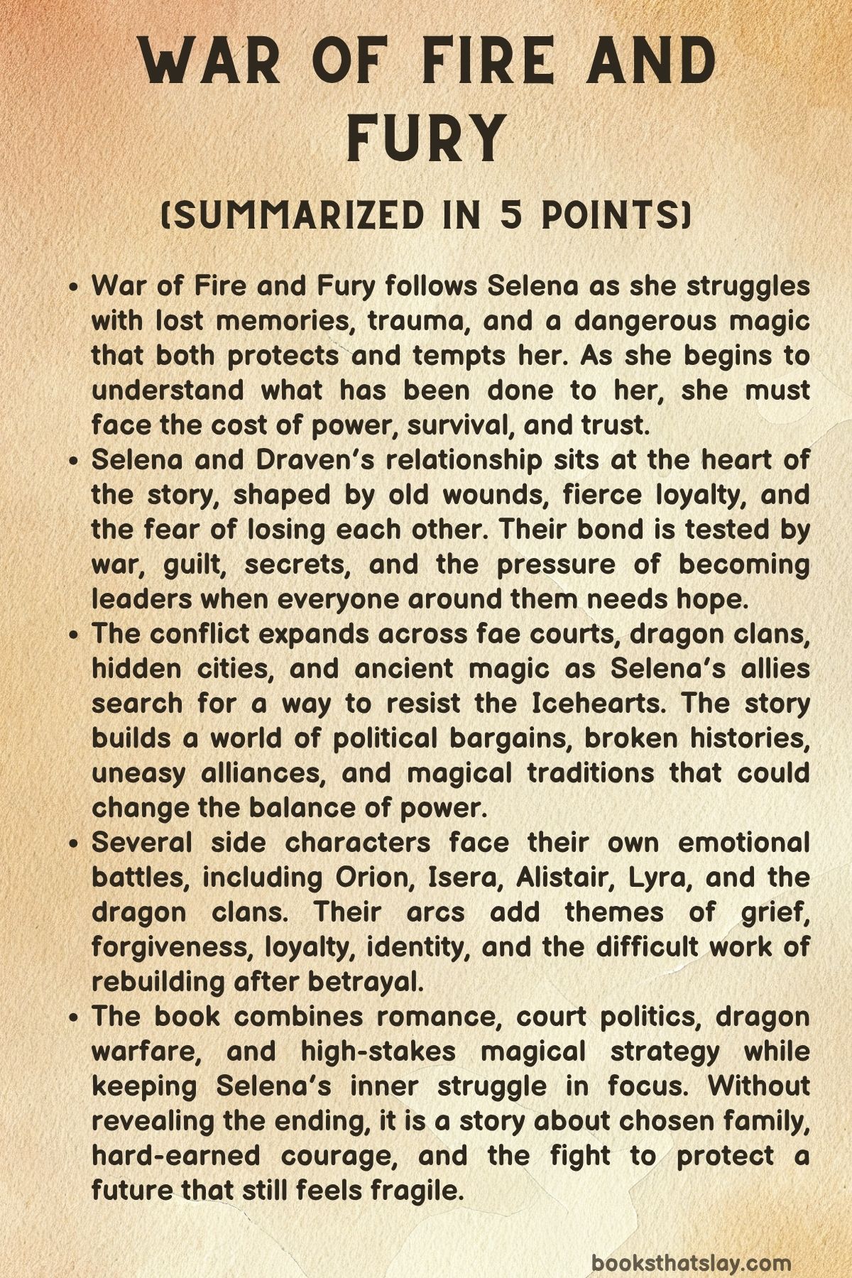 War of Fire and Fury Summary