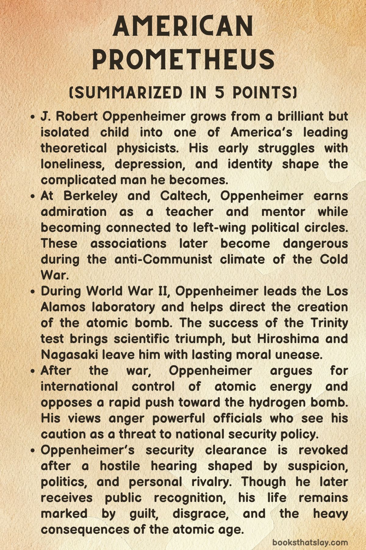 american prometheus summary