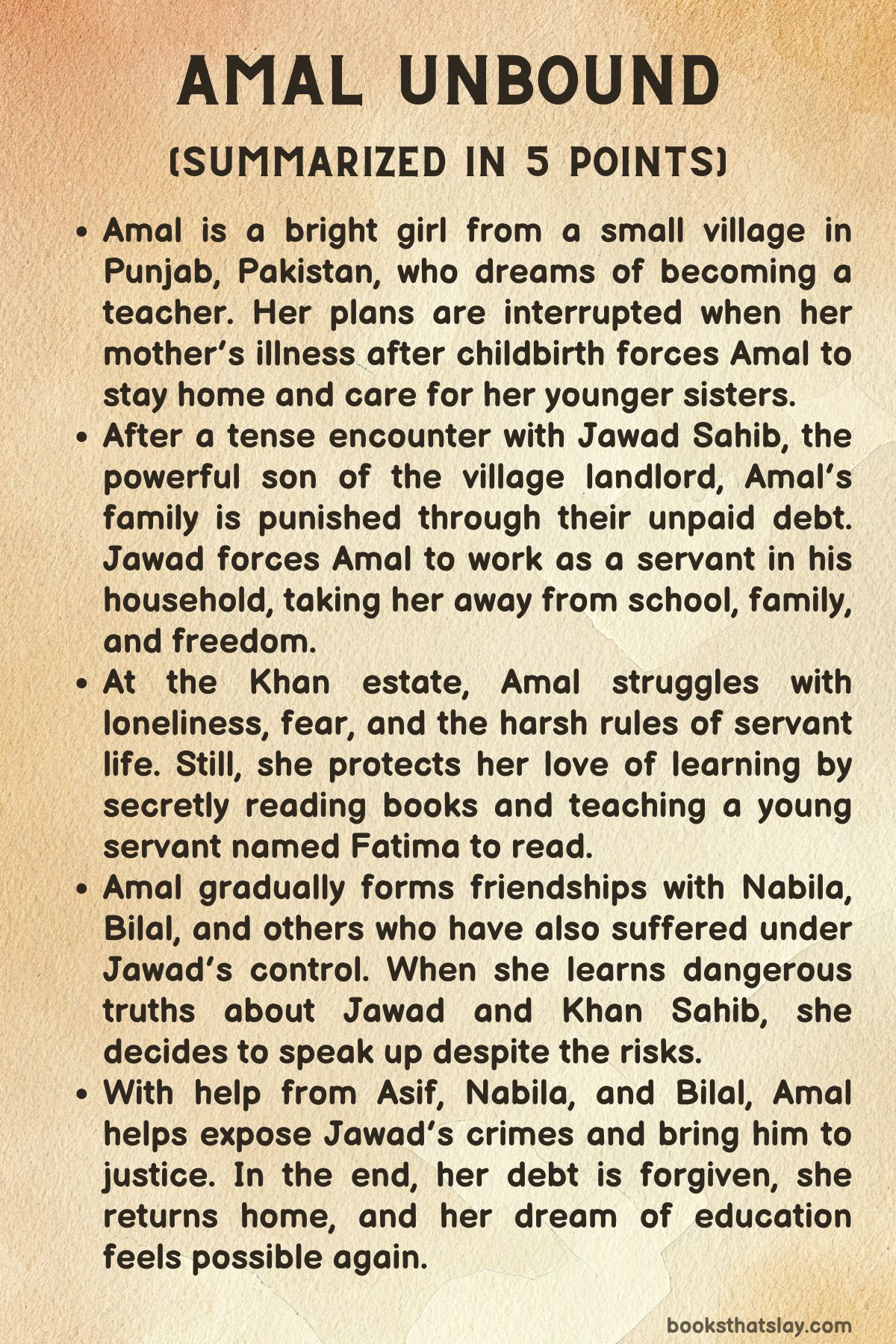 Amal Unbound Summary