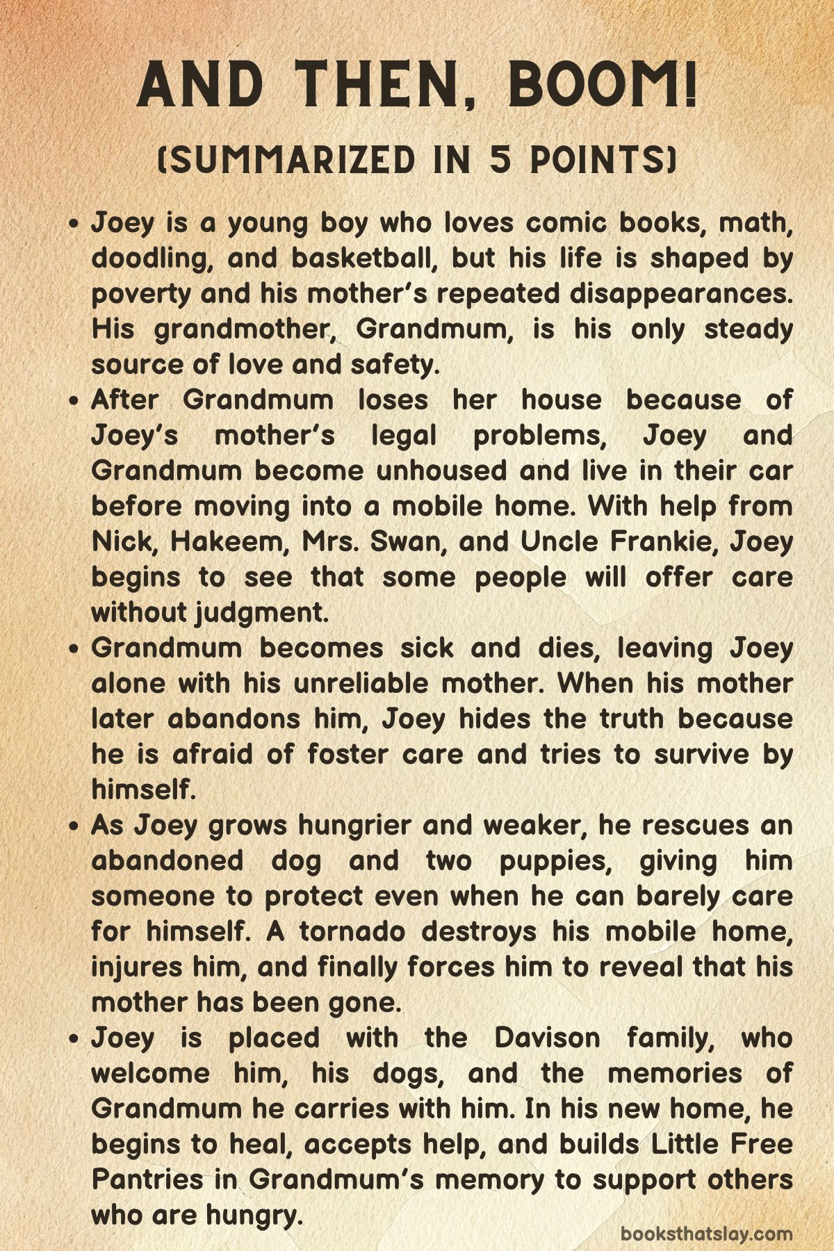 and then boom summary