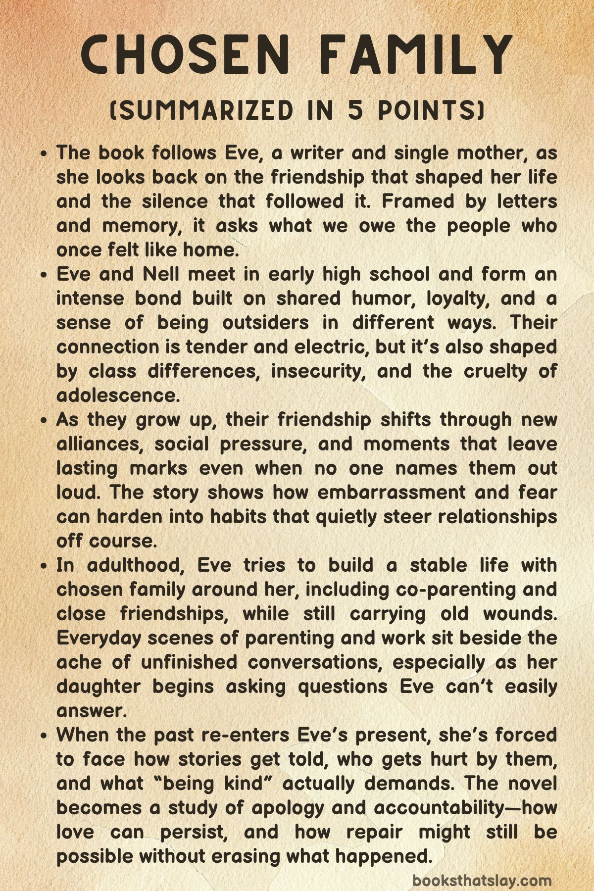 Chosen Family Summary