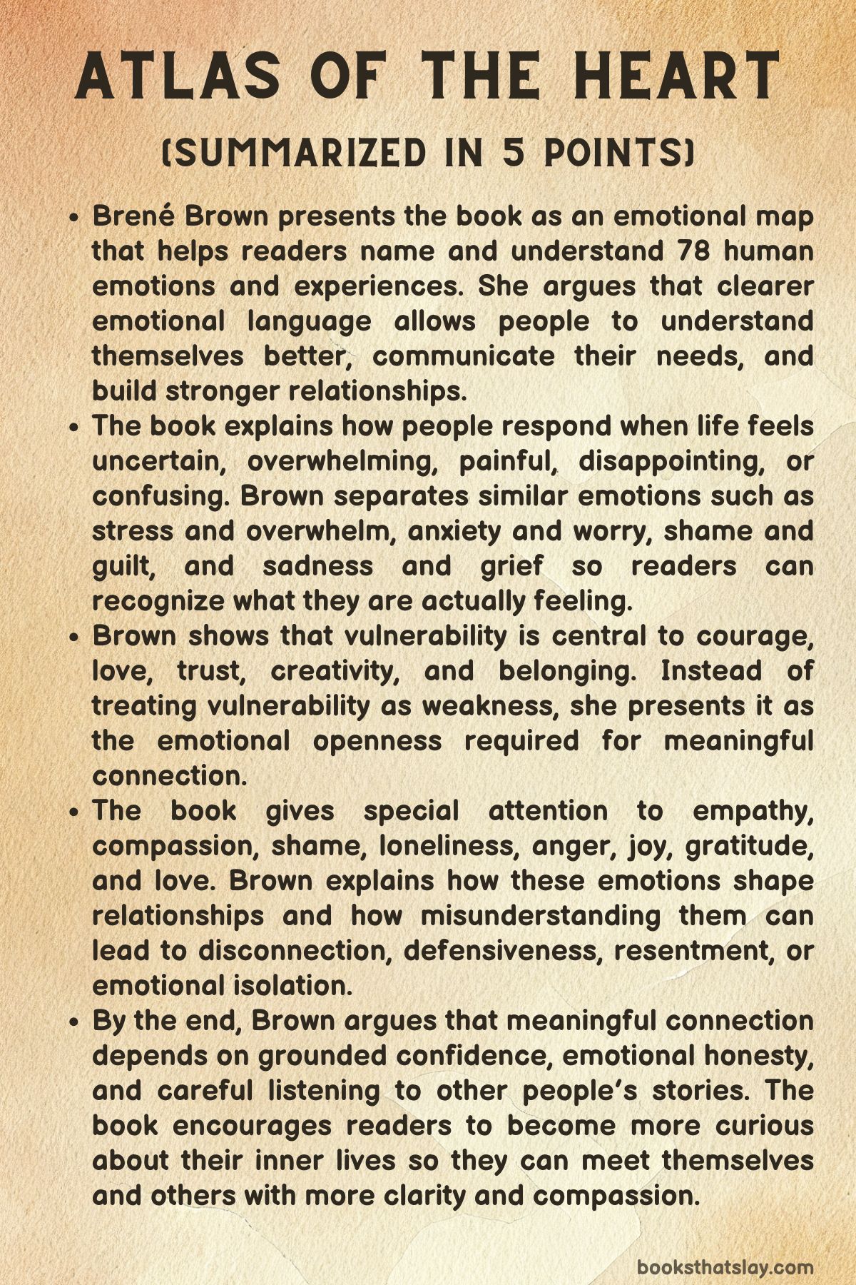Atlas of the Heart Summary 