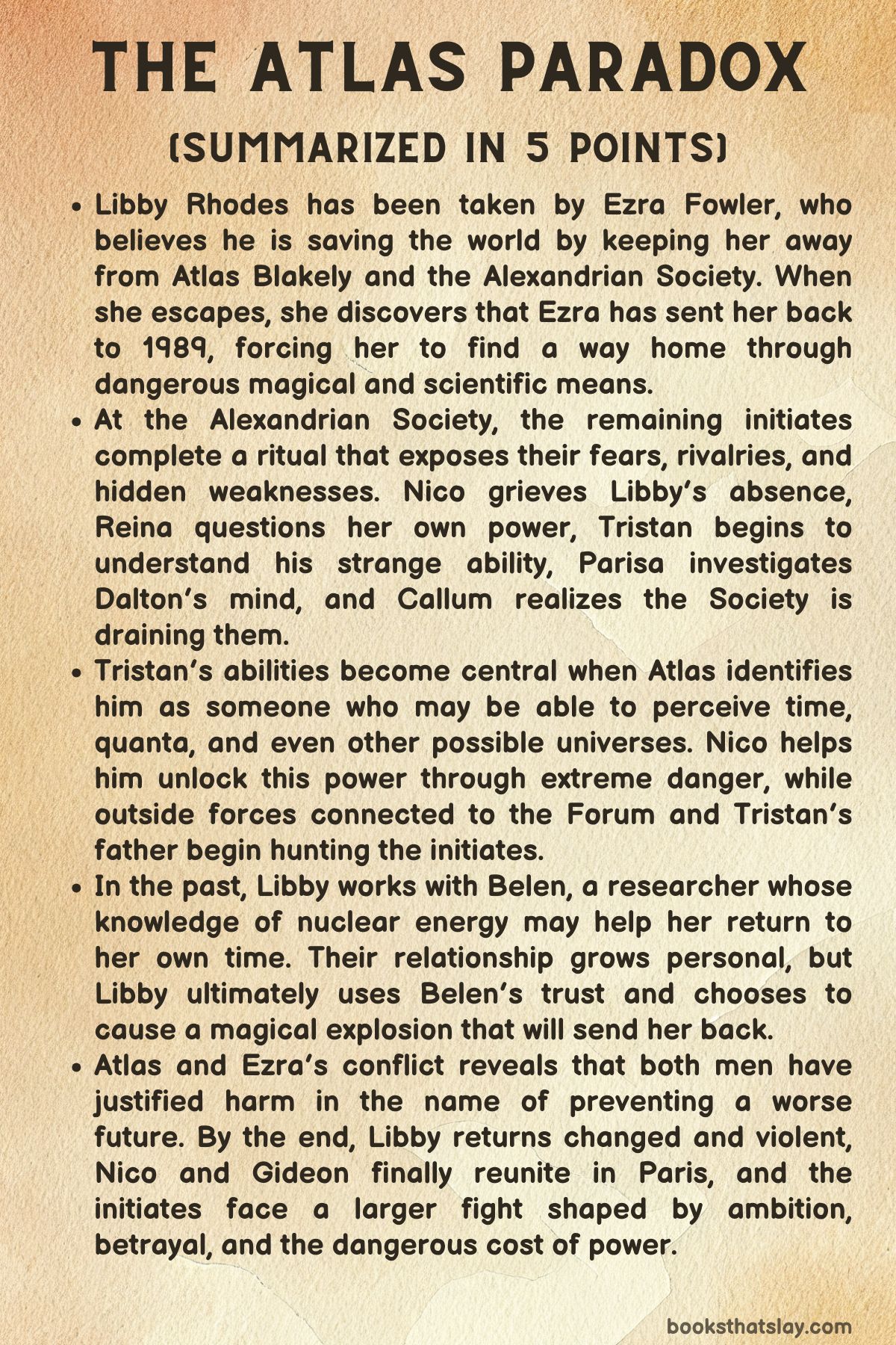 The Atlas Paradox Summary