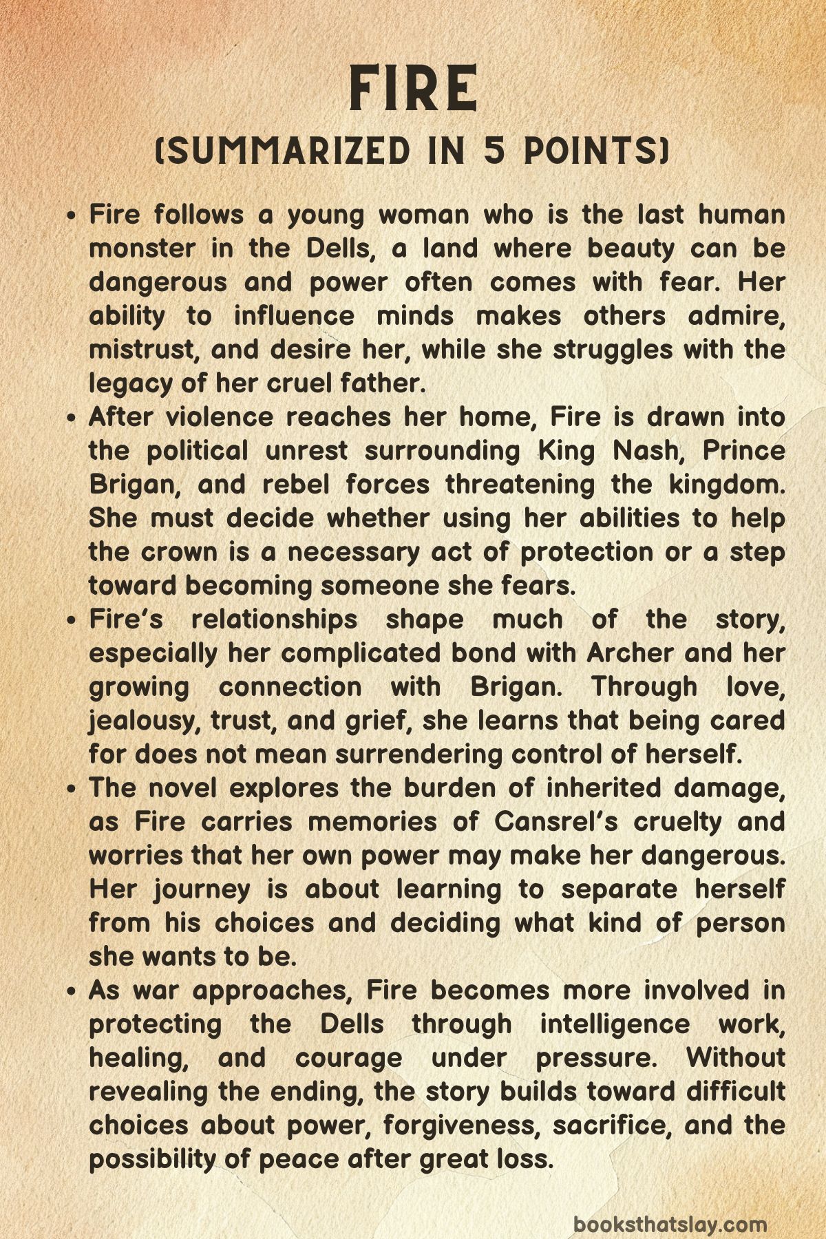 Fire by Kristin Cashore Summary