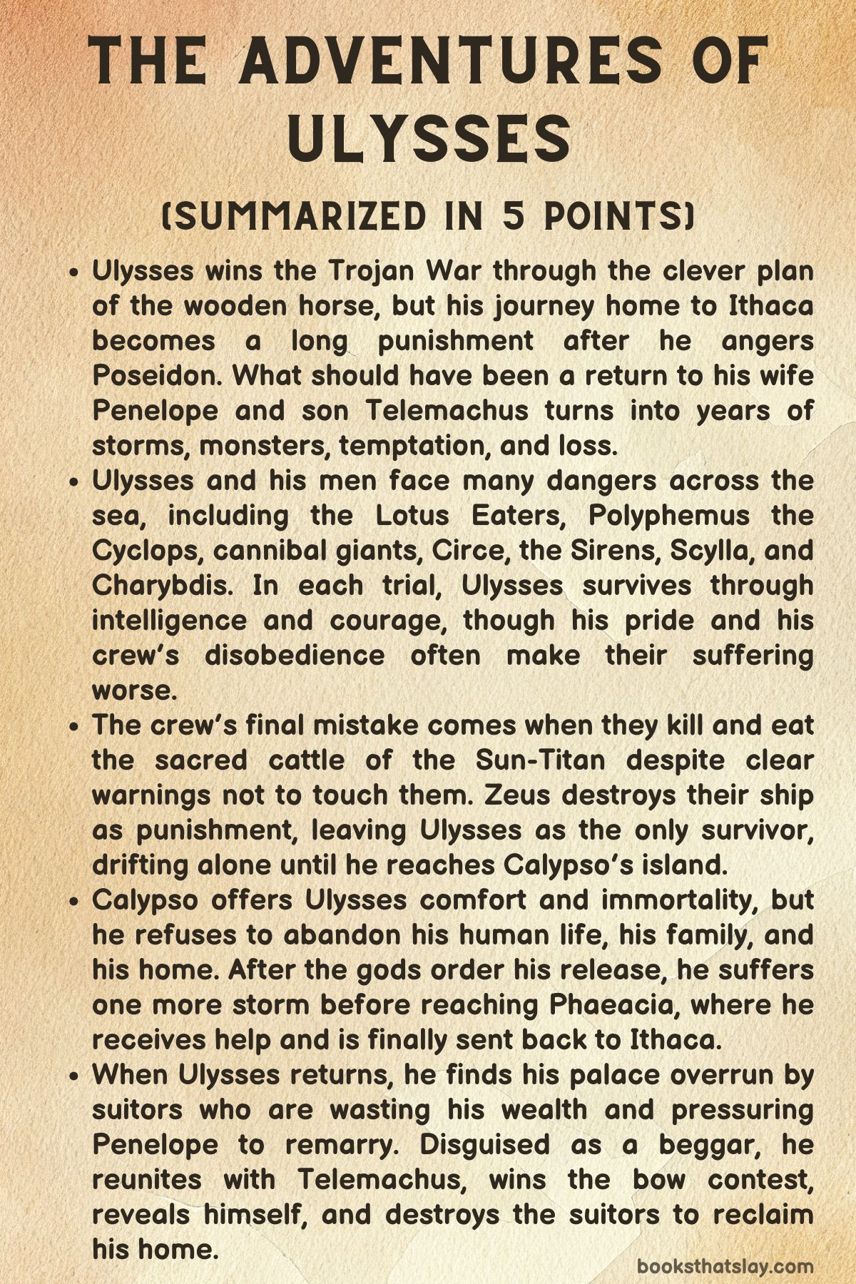 The Adventures of Ulysses Summary