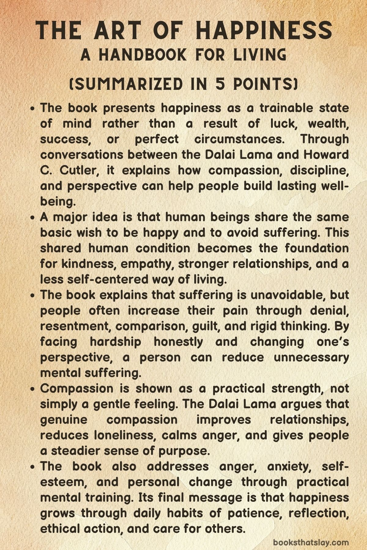The Art of HAppiness Summary