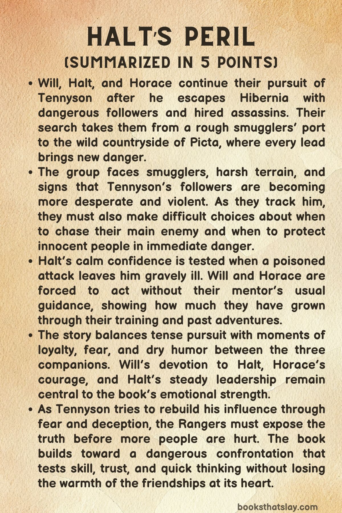 Halt's Peril Summary