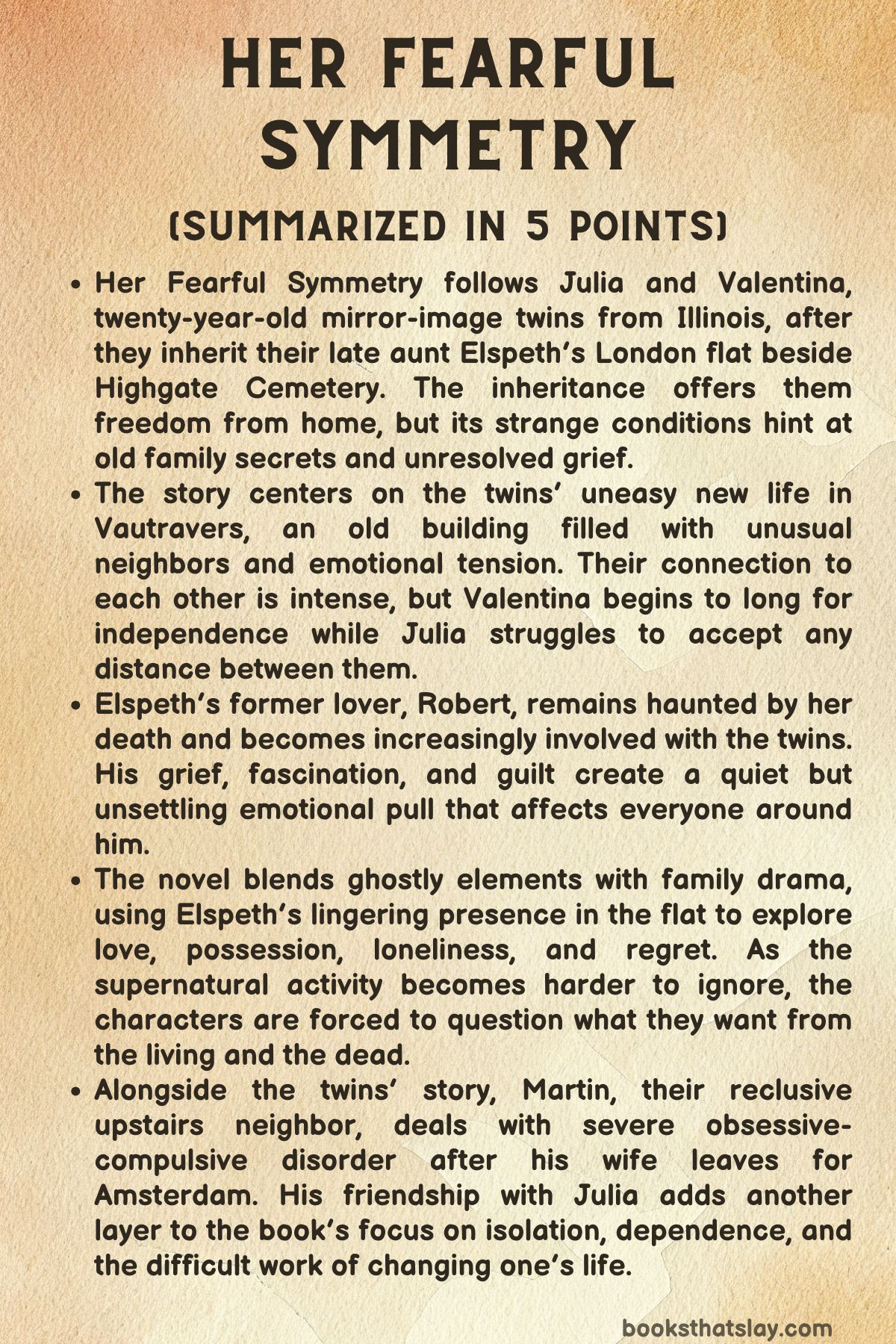 Her Fearful Symmetry Summary