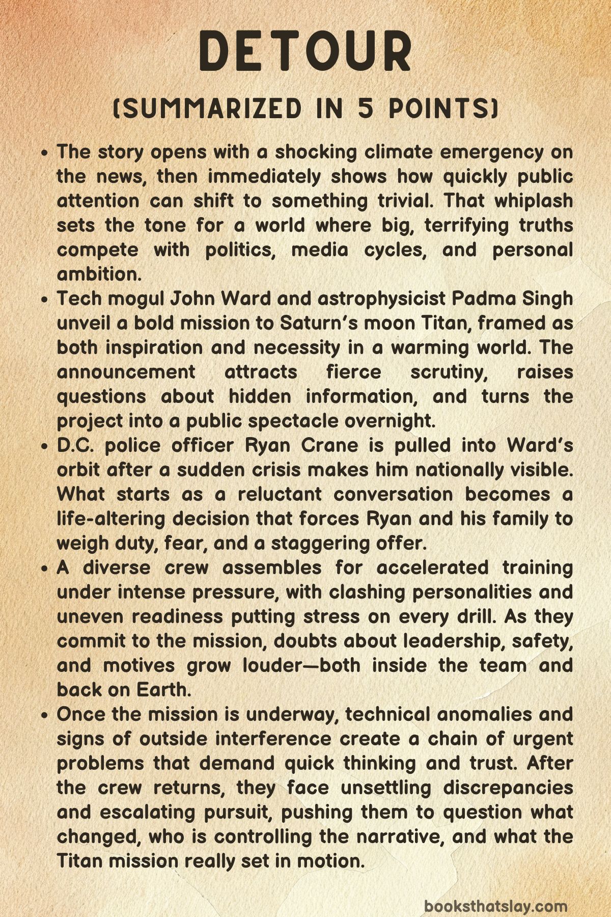 Detour by Jeff Rake Summary