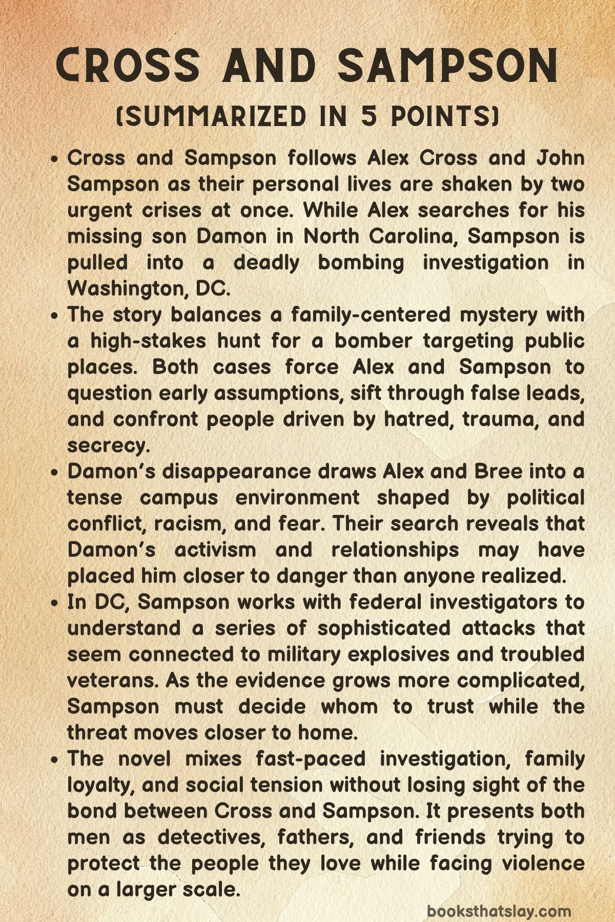 Cross and Sampson Summary