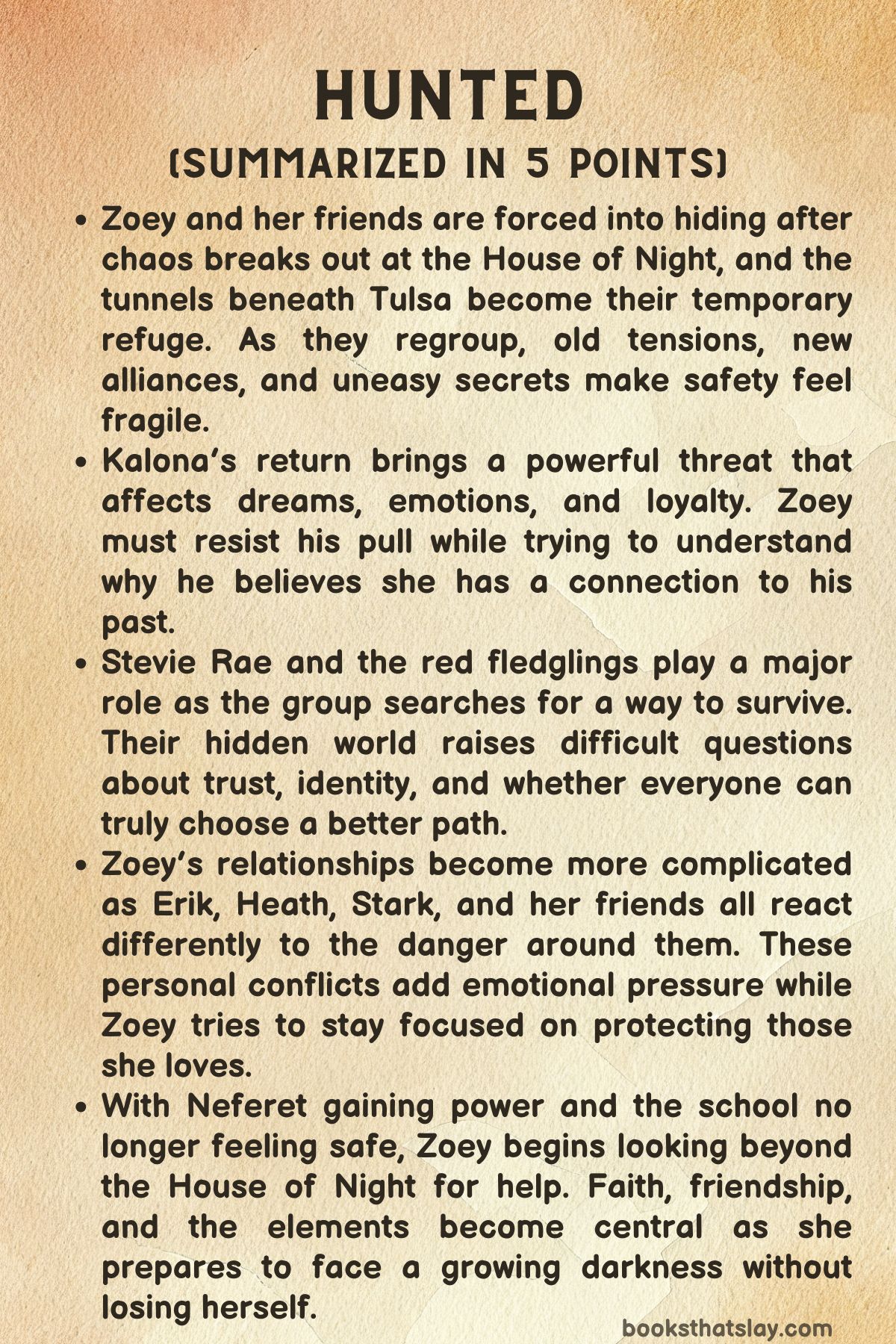 Hunted by P.C. Cast and Kristin Cast Summary