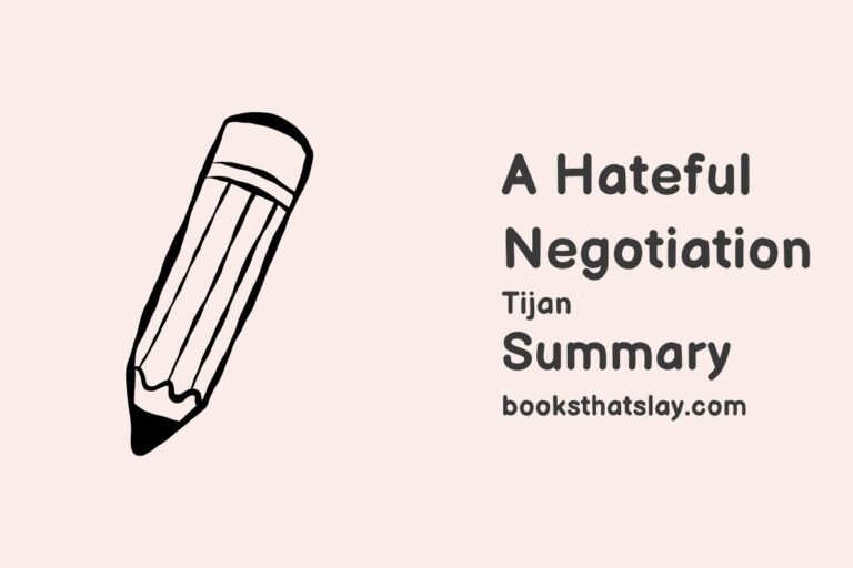 A Hateful Negotiation Summary, Characters and Themes