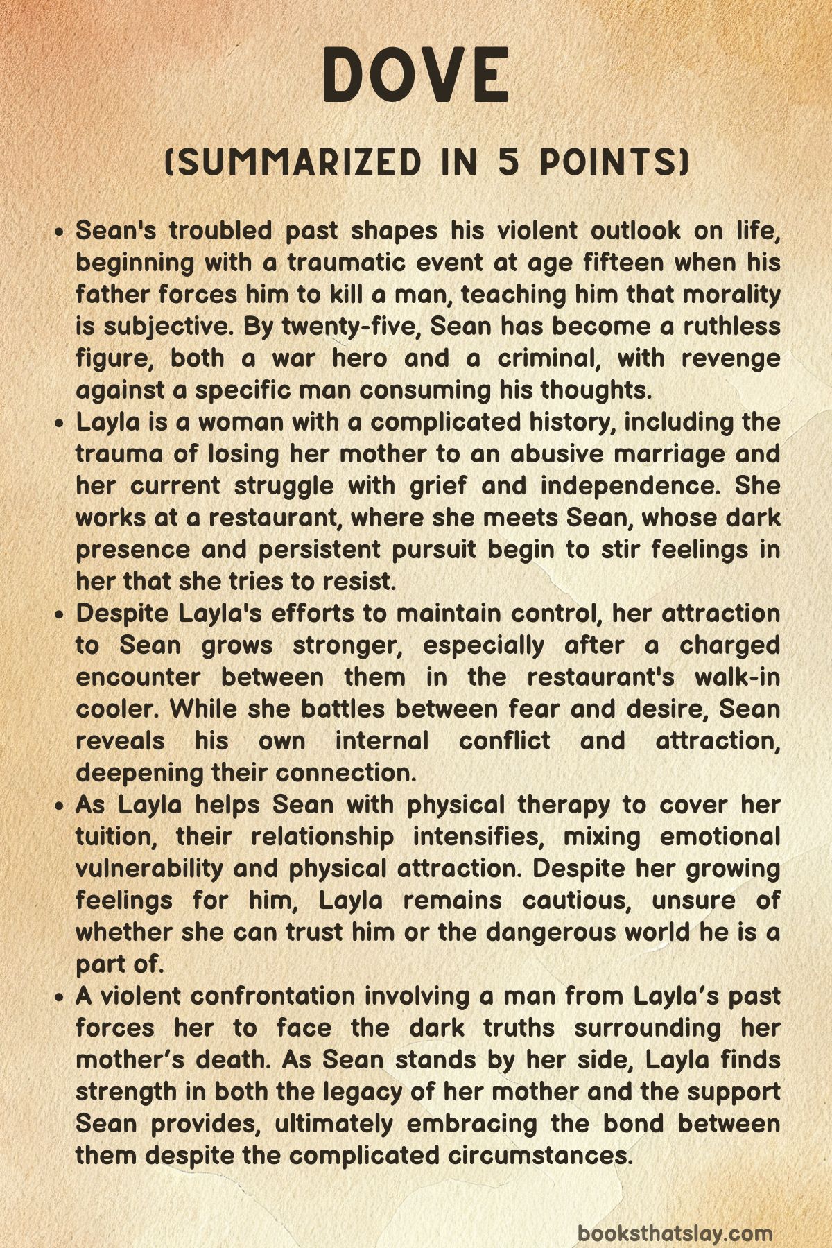 Dove by Paisley Hope Summary