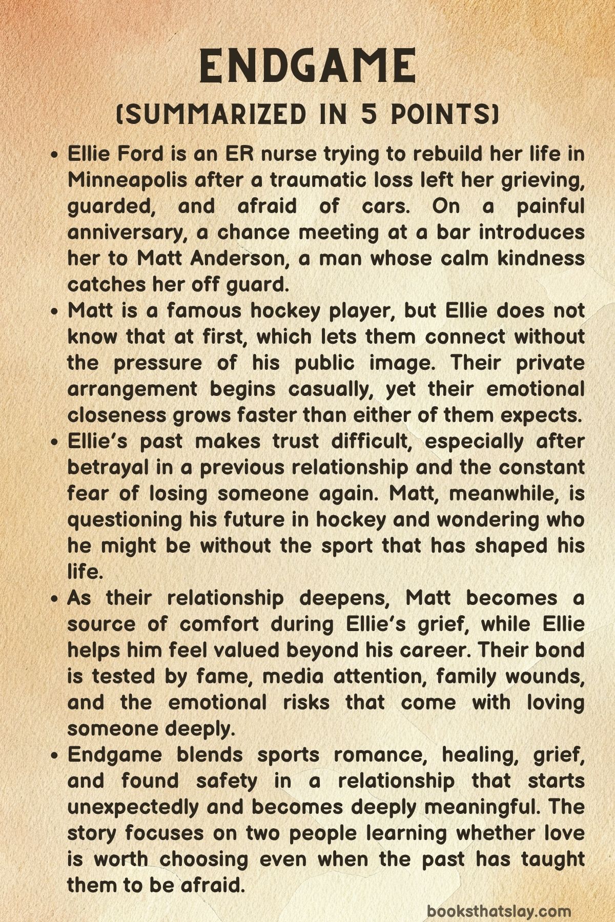 Endgame by Willa Gray Summary
