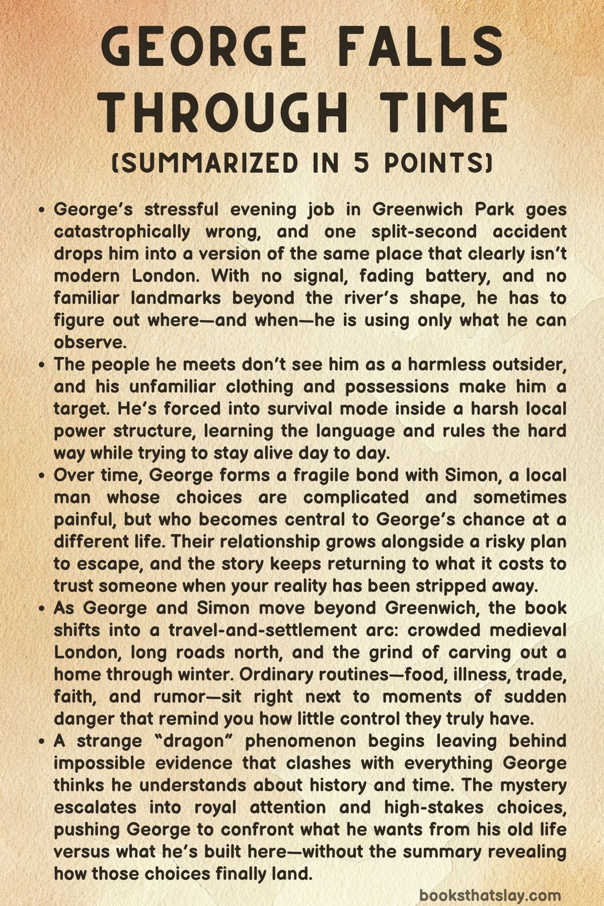 George Falls Through Time Summary