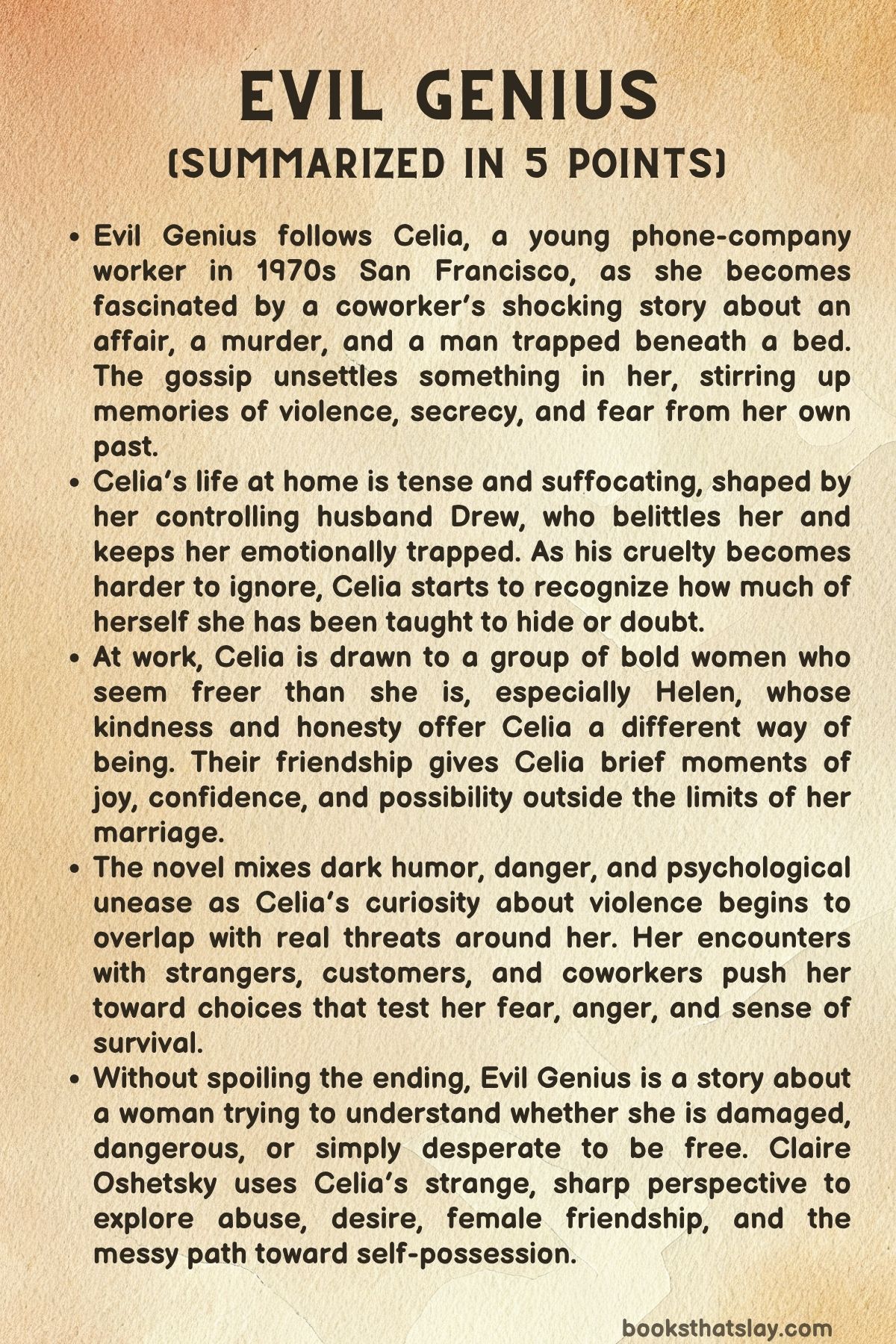 Evil Genius Summary