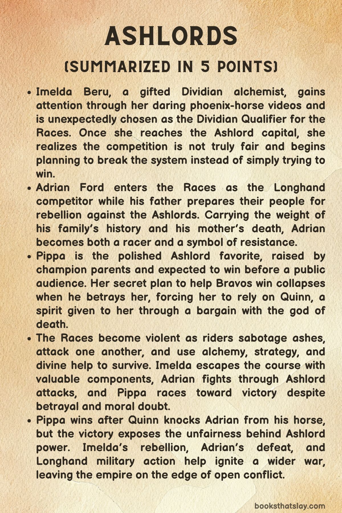 Ashlords by Scott Reintgen Summary