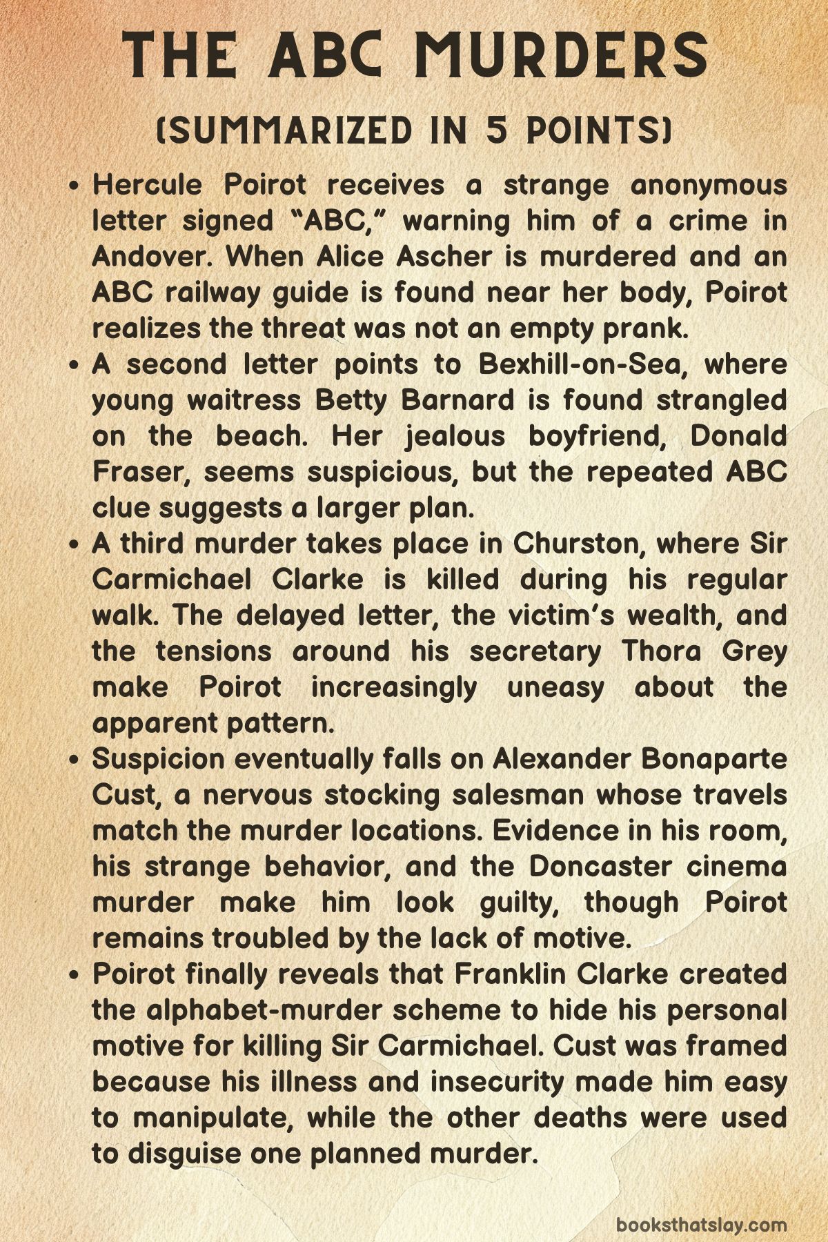 The ABC Murders Summary