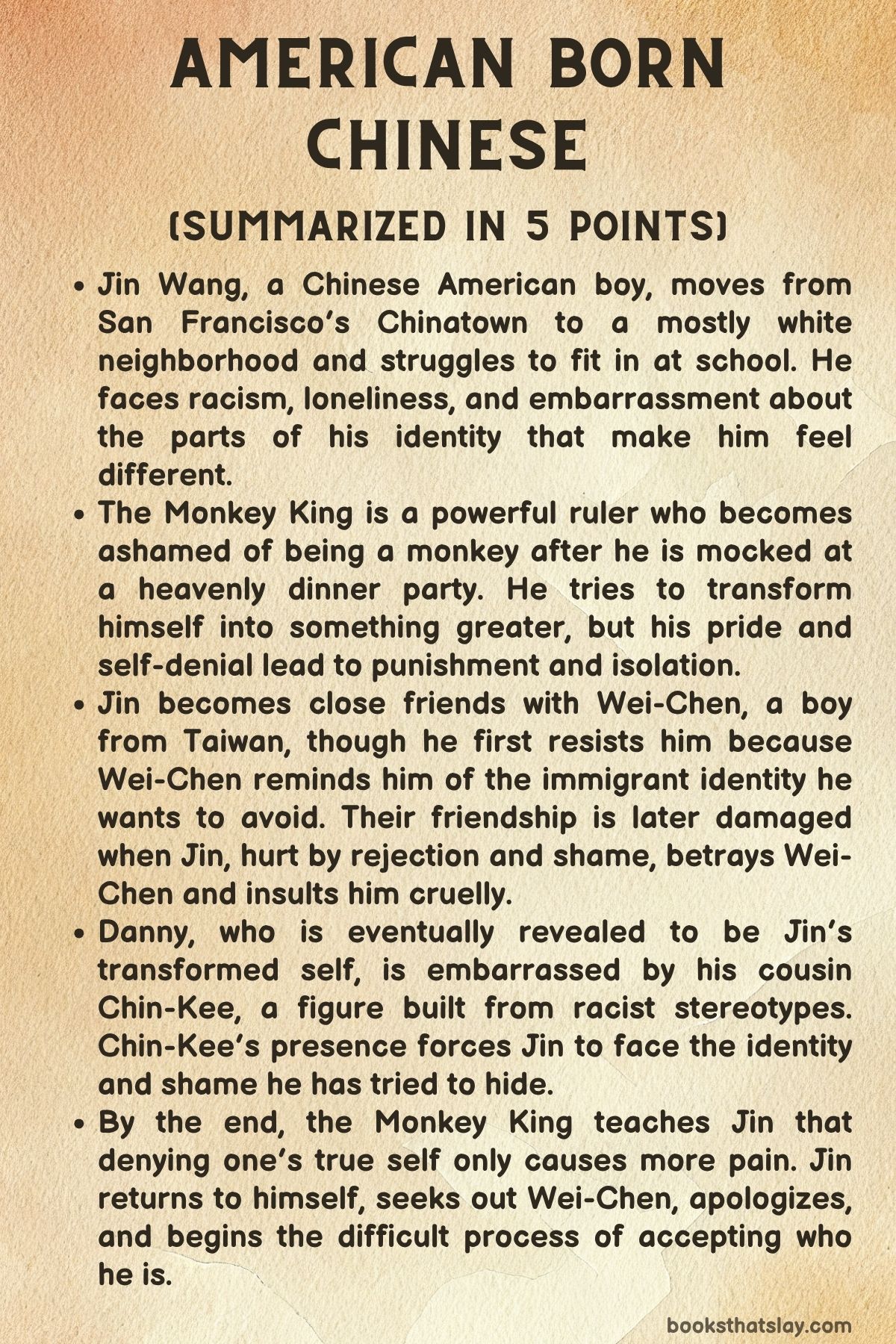 American Born Chinese Summary