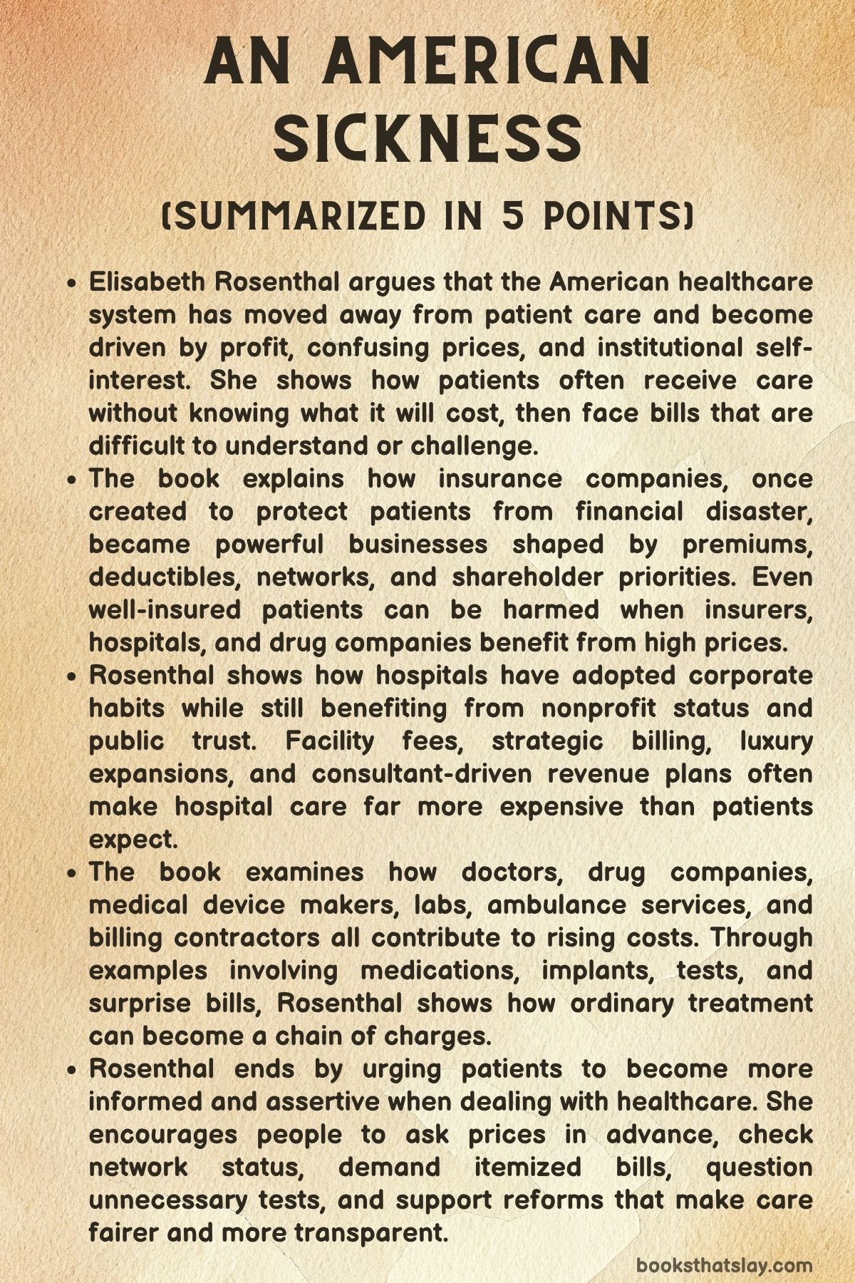 an american sickness summary