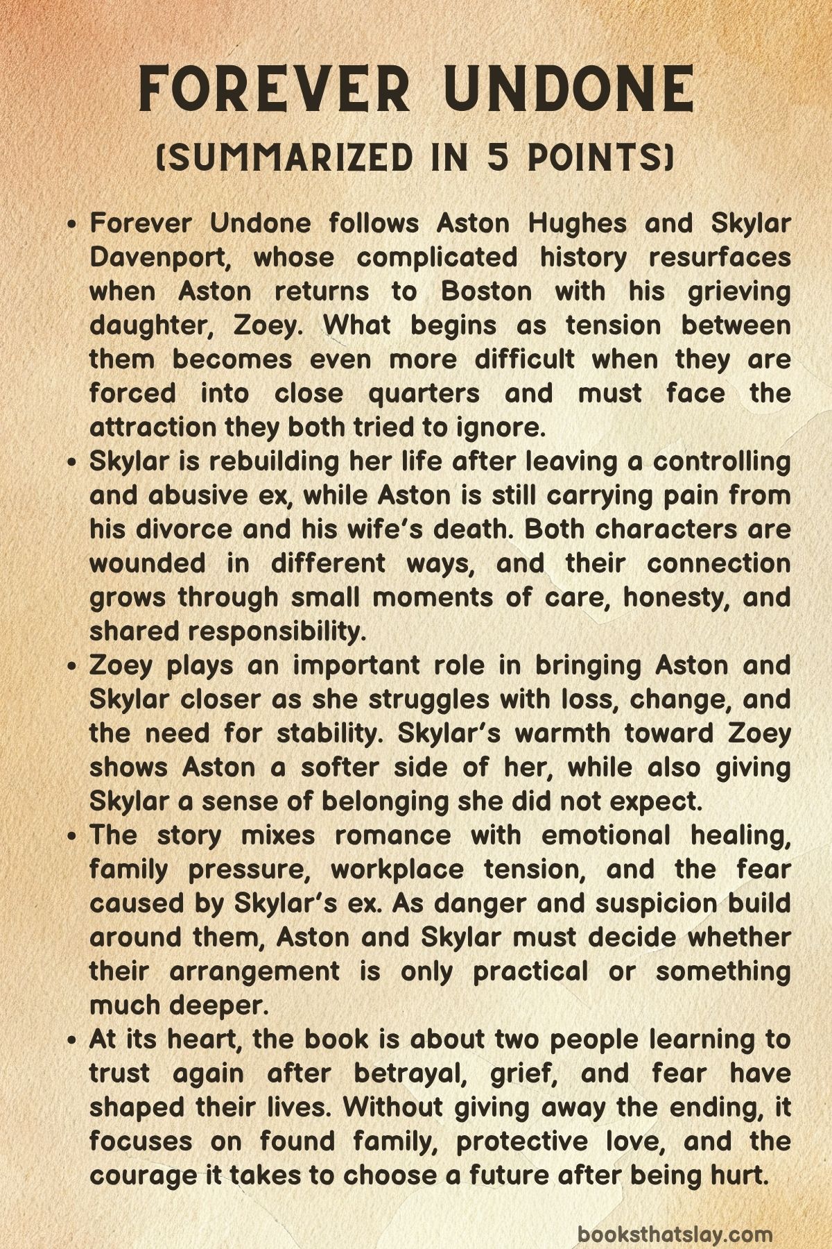 Forever Undone Summary