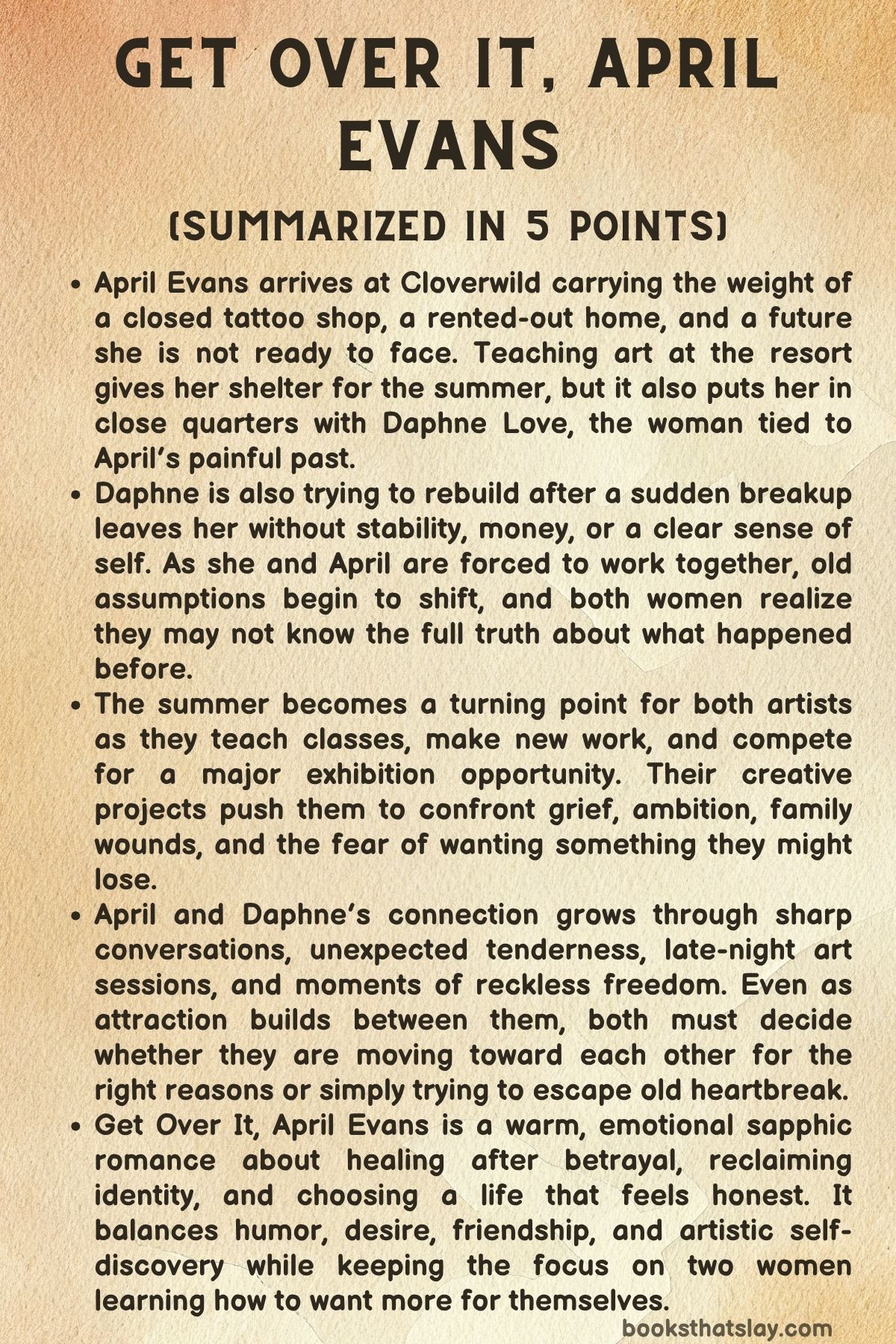Get Over It April Evans Summary