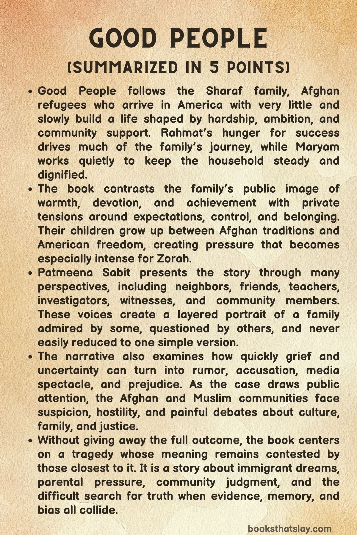 Good People Summary