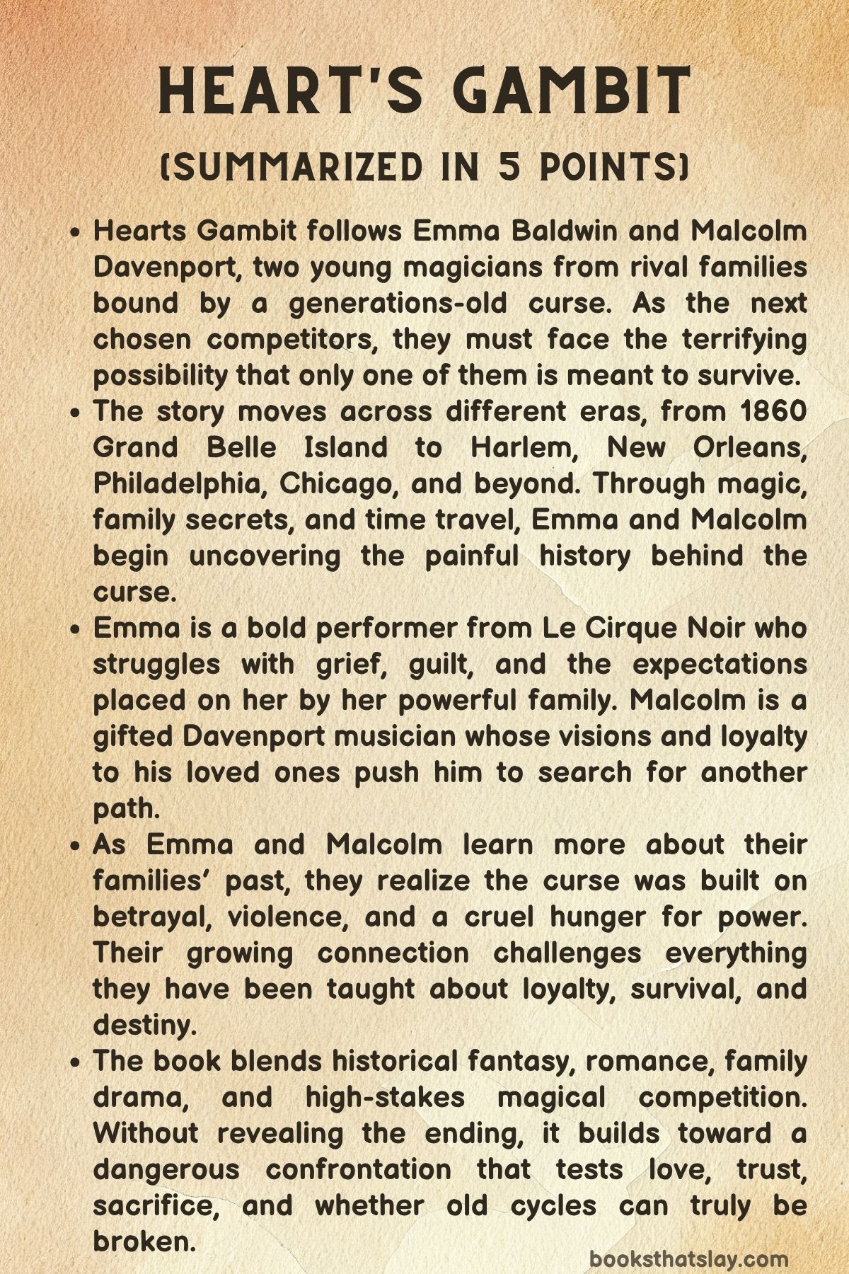 Heart's Gambit Summary
