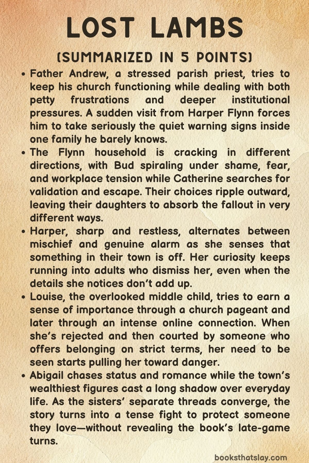 Lost Lambs Summary