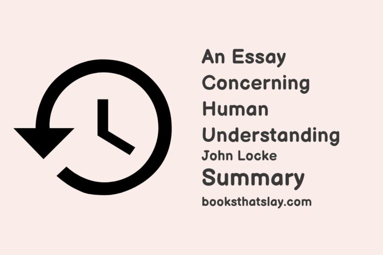 An Essay Concerning Human Understanding Summary and Analysis