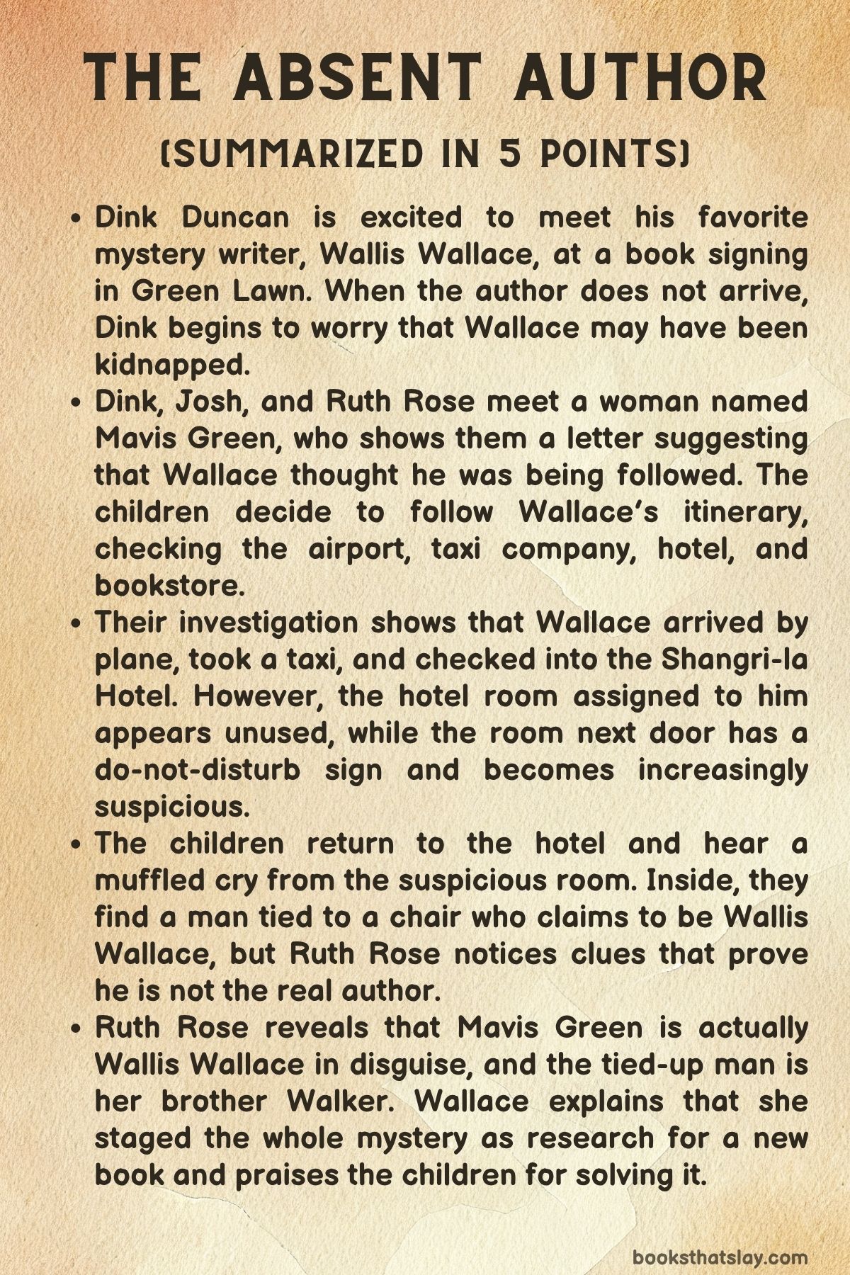 the absent author summary