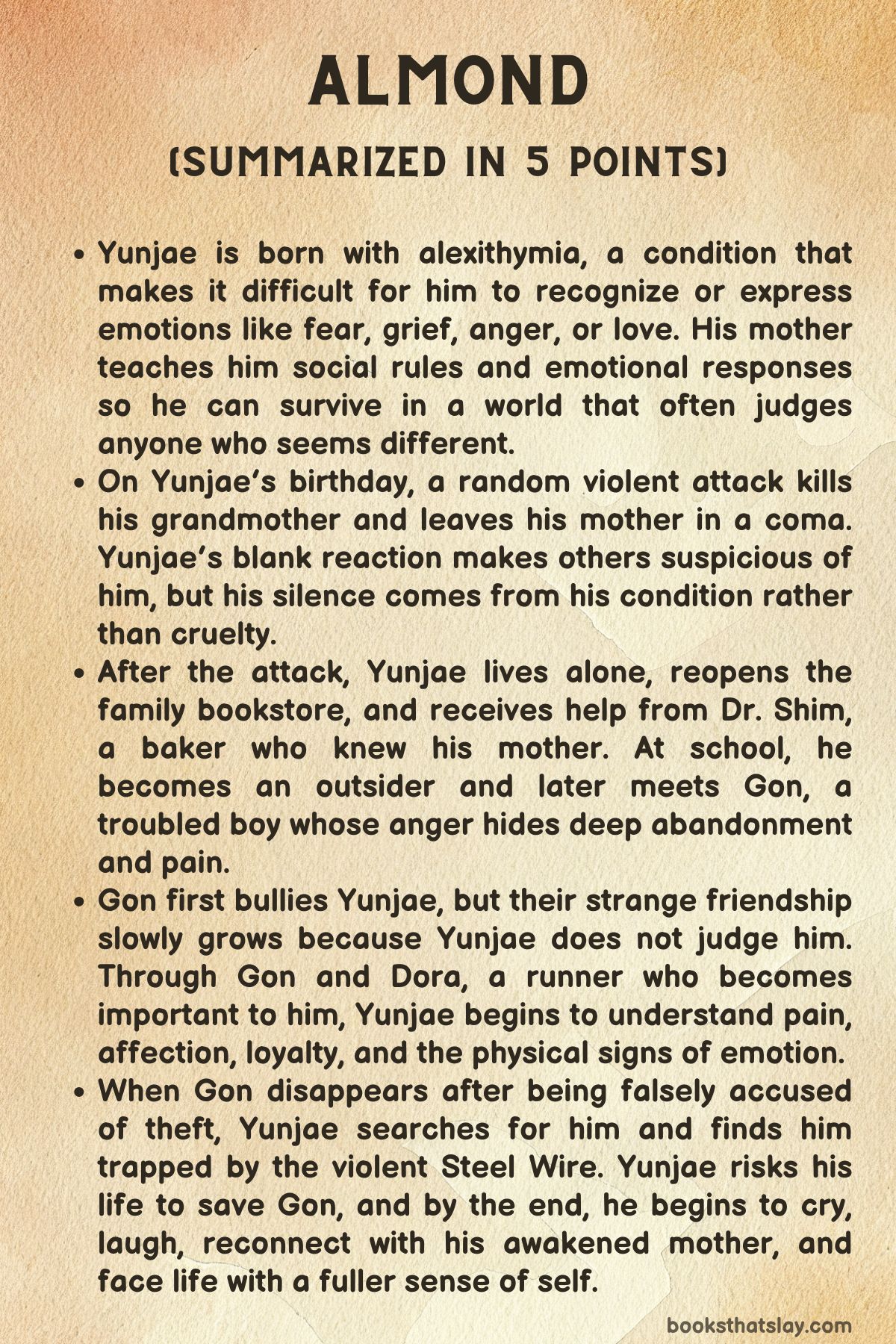Almond by Won-pyung Sohn Summary