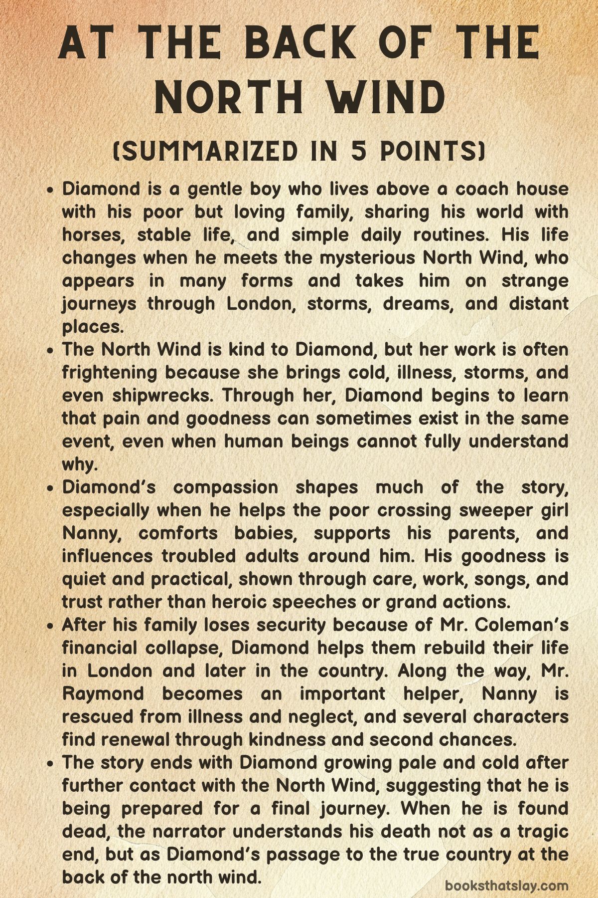 at the back of the north wind summary