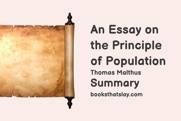 An Essay on the Principle of Population Summary and Analysis