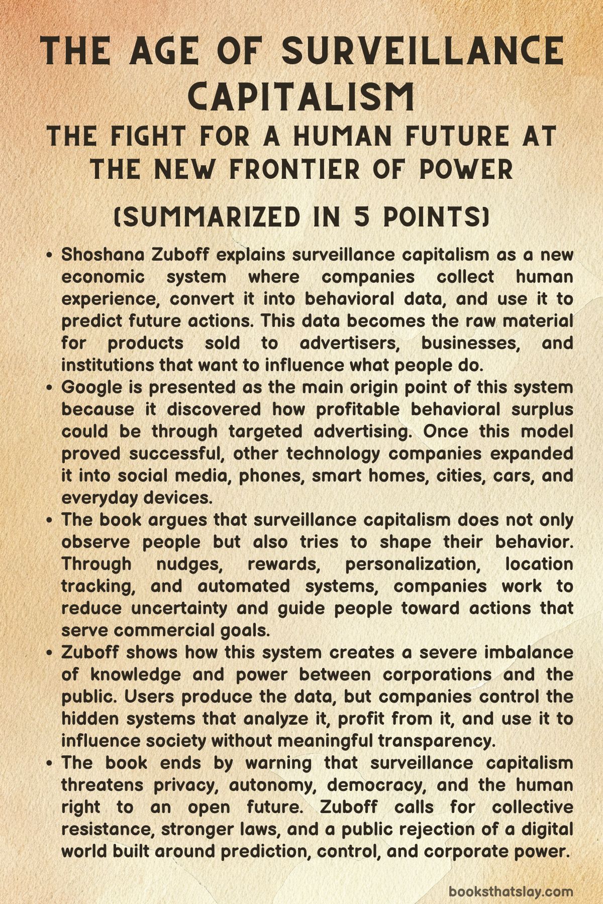 The Age of Surveillance Capitalism Summary