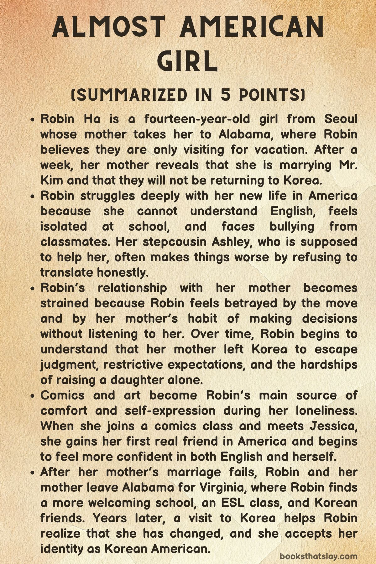 Almost American Girl Summary