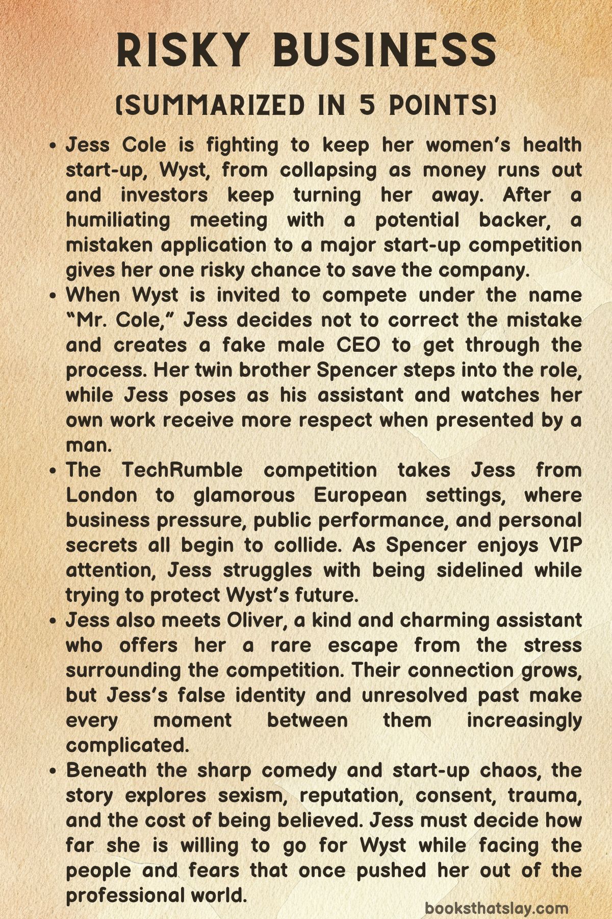 Risky Business by Annabelle Slator Summary