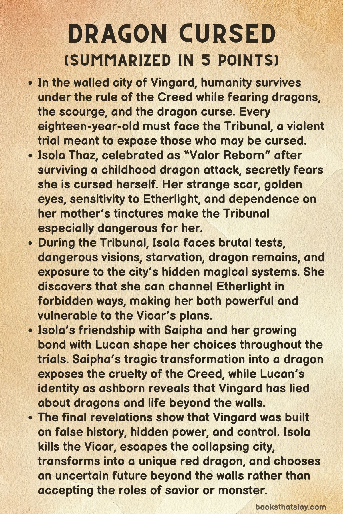 Dragon Cursed Summary