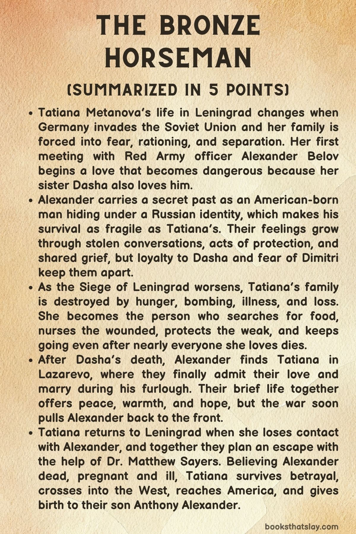 the bronze horseman summary