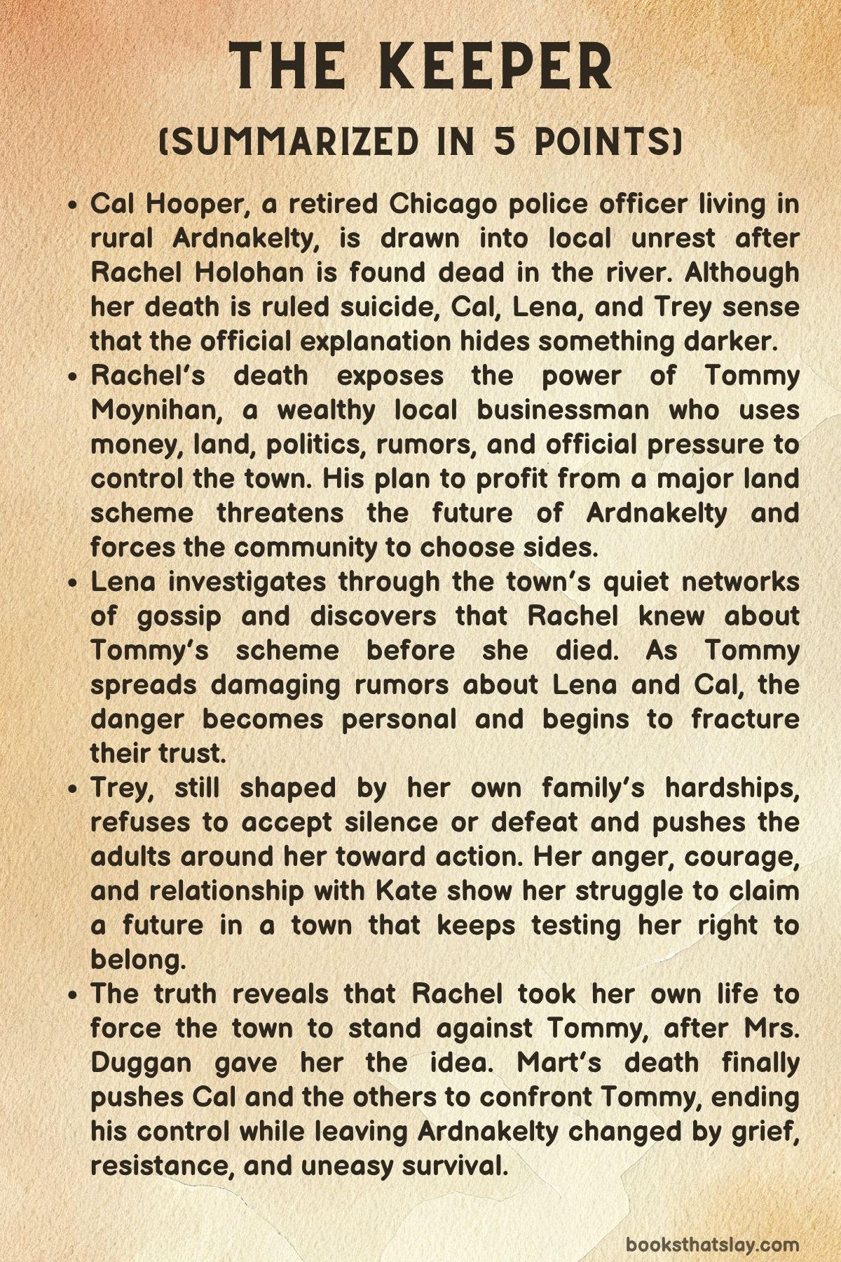 the keeper summary