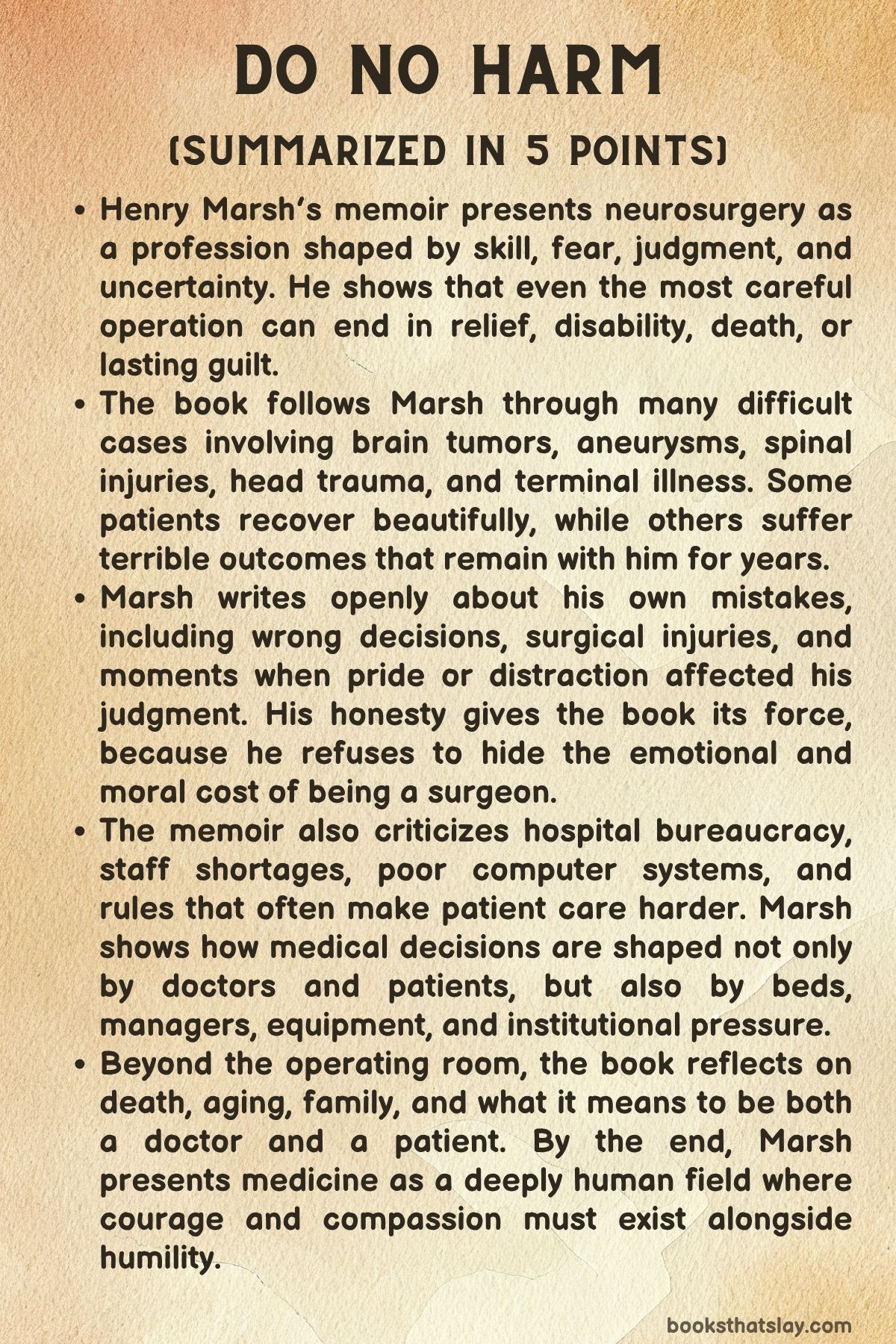 do no harm summary