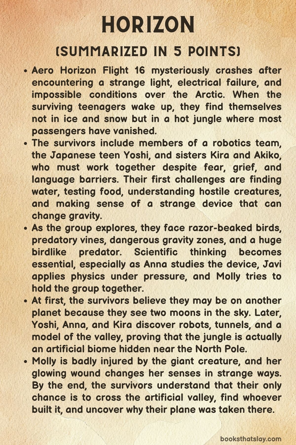 Horizon by Scott Westerfeld Summary
